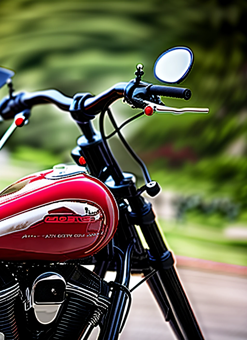 A cross on motorcycle in a church logo