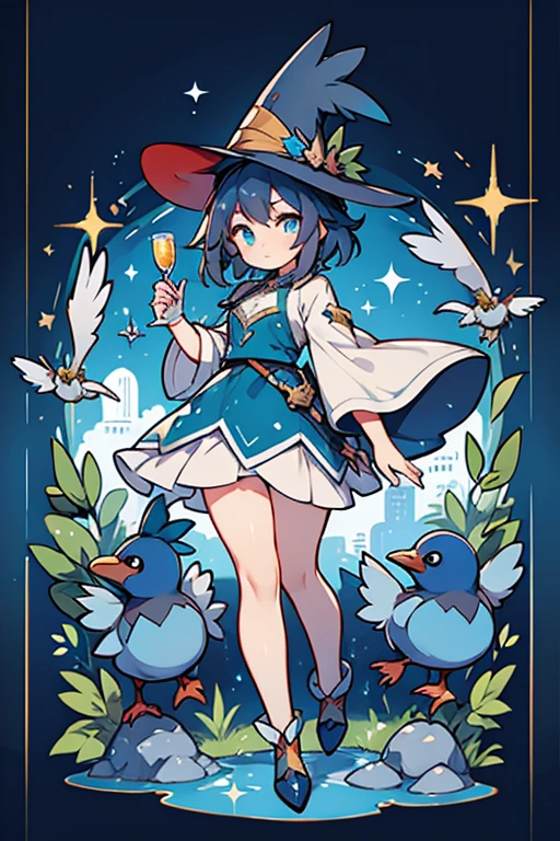 human Golduck ; glitter; full body; outfit Golduck inspired