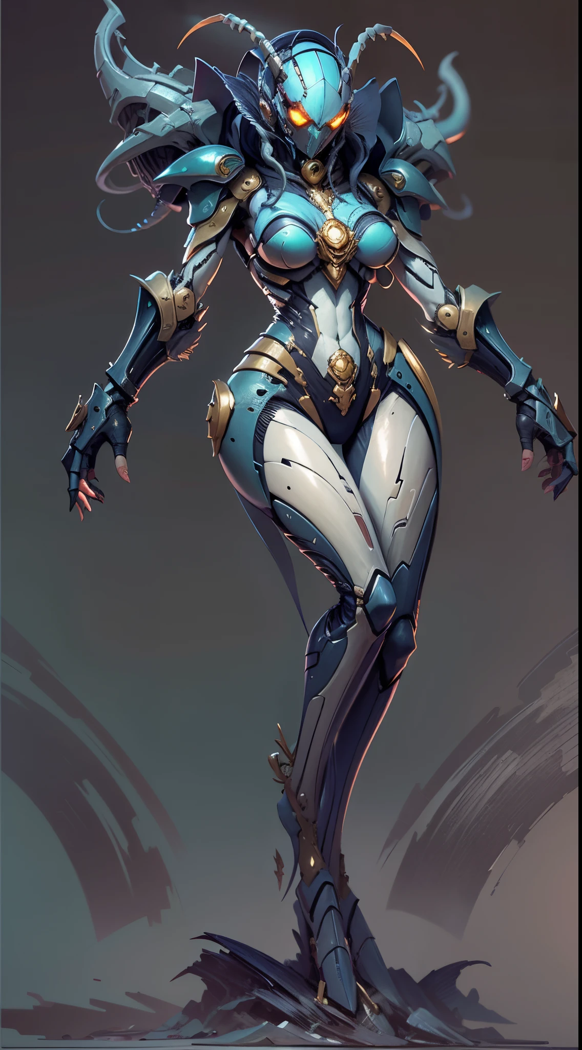 ((Masterpiece, Best Quality)), blue hair, cat tail, Green eyes, White armor, smiles, happy, Sexy pose, thicc, big breasts, big ass, illustration, ultra-detailed 8K, realistic, clear focus, highly detailed, professional lighting, colorful details, colors BREAK factory super long shot, (1 large dragon parts), scales, luminescence, intricate details, dragon girl, 1girl downscale standing in front of the viewer, navel, in the bed.