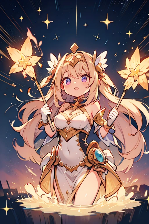 air element goddess; glitter