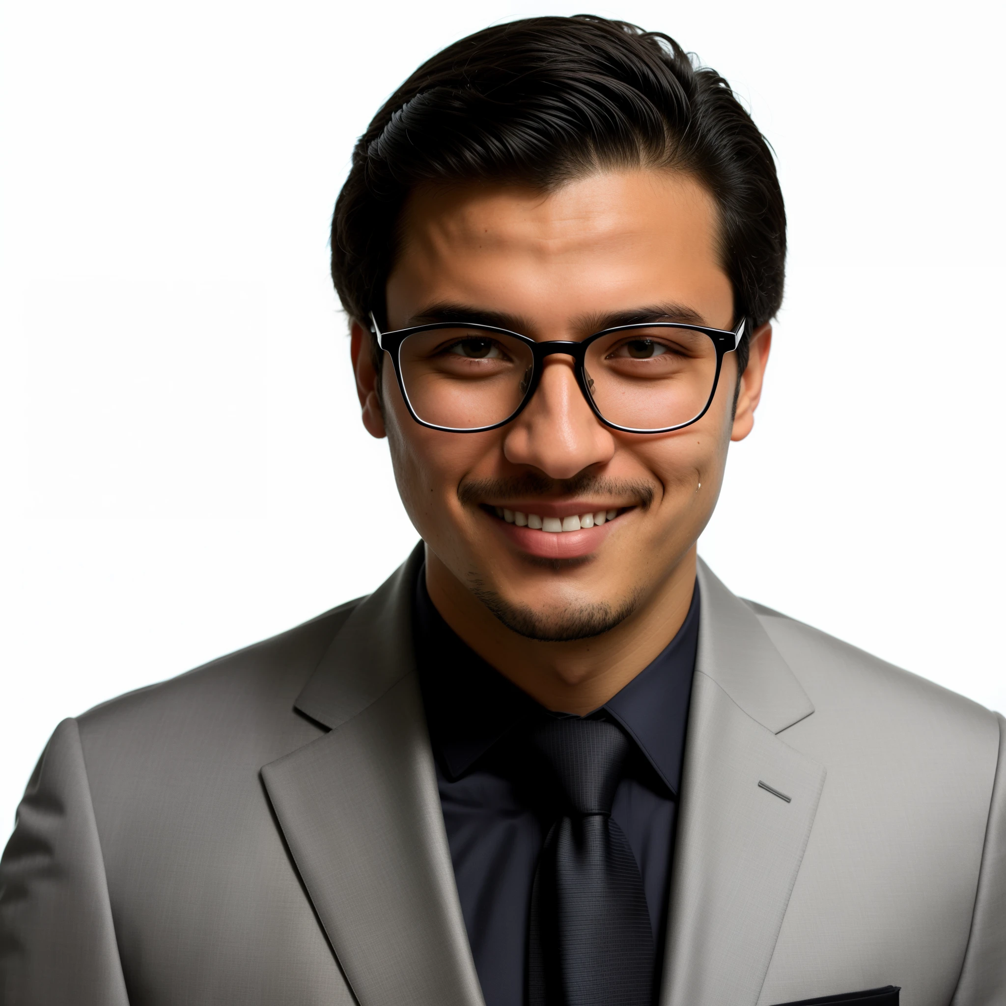 Wear a suit、Alafid man wearing tie smiling at camera, wearing a suit and glasses, Christian Orillo, Henri Asencio, Derrick, professional profile picture, dressed in a suit,Wearing black glasses, professional profile photo, Avatar profile picture, Raphael Pernaz, professional picture, andrew gonzalez, bursting head photo, reuben wu, Man with glasses