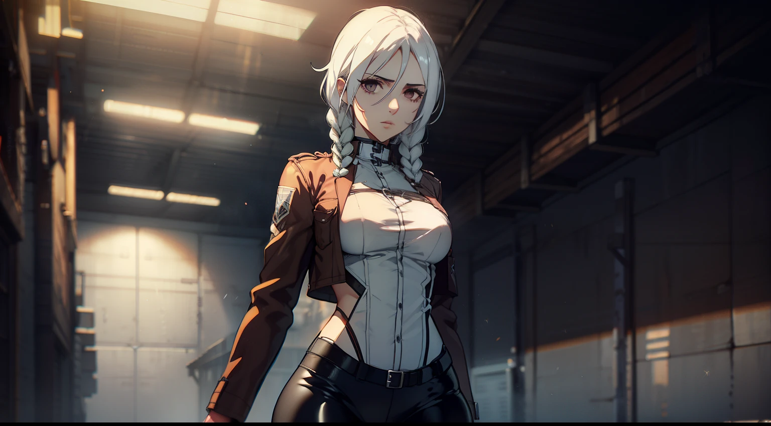 (masterpiece、top-quality、hight resolution、Unity 8k Wallpaper、extremely details CG:1), A delinquent with a rebellious demeanor, dressed in a disheveled , suddenly confronts the viewer in a private room. Her expression is a mix of determination and vulnerability as she exclaims, "I fell in love at first sight, so you have to go out with me!" The room is small and private, emphasizing the intensity of the moment. The viewer's perspective is that of the surprised male being confessed to, capturing the girl's bold and unexpected declaration. nsfw