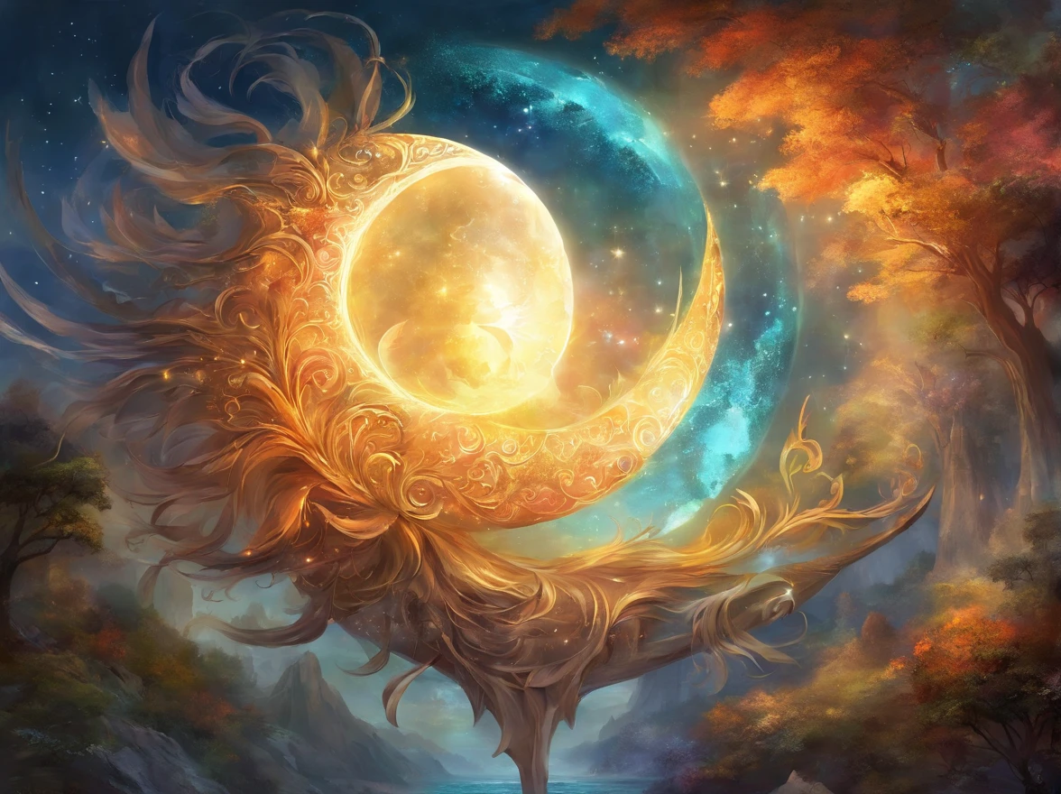 sun and moon brighting together