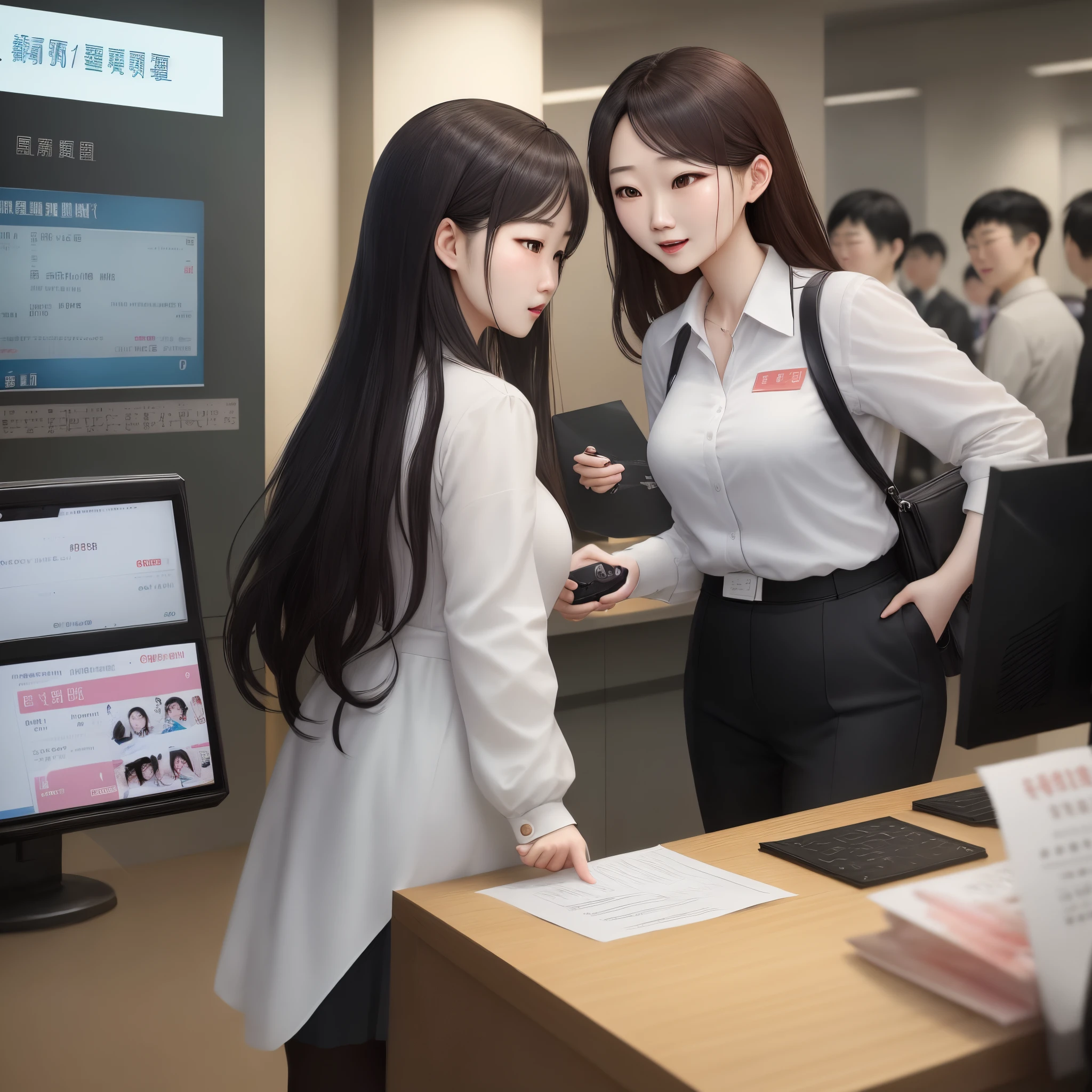 《The bizarre adventures of a female bank teller and a domineering president》
Chapter I:Encounter in the bustling city,There is a large bank called "Financial Titan"。Xiao Yue, the female teller of this bank,is a beauty、clever、Kind girl。She is busy in this bank every day,Provide customers with various financial services。
Someday,A handsome man walked into the bank。He is wearing a custom suit,Full of aura,You can tell he is a successful person at first glance。This man is none other than Lin Feng, the president of the "financial giant" bank。
Lin Feng walked to the counter,I asked Xiaoyue some questions about loans.。Xiaoyue patiently answered him,Let Lin Feng look at her with admiration。from now on,Lin Feng developed a strong interest in Xiaoyue。
Chapter 2:After getting to know Lin Feng, he began to frequent the bank.,I always go to Xiaoyue to handle business。They gradually became familiar with each other,Became friends。Lin Feng discovered that Xiaoyue not only had outstanding work ability,,And cheerful,sincere。He likes the feeling of being with Xiaoyue more and more。
One day,Lin Feng invites Xiao Yue to have dinner。Xiao Yue readily agreed,The two had a pleasant night。from now on,Their relationship is closer。
Chapter III:love goes by over time,The relationship between Lin Feng and Xiao Yue is getting deeper and deeper。Lin Feng confesses to Xiaoyue,Hopefully she can be his girlfriend。Xiao Yue has already fallen in love with Lin Feng,agreed to his request。
Sin embargo,This relationship has been questioned and obstructed by the outside world。Someone thinks,Successful people like Lin Feng,How can you like an ordinary female bank teller??Some people think,Xiaoyue must be trying to cling to the powerful,Just got together with Lin Feng。
In the face of these rumors,Xiaoyue felt very aggrieved。But Lin Feng stood firmly by her side,Protect her from wind and rain。He told Xiaoyue:"I believe in my own vision,I know you are a girl worthy of my love。" Chapter Four:The test comes when the relationship between Lin Feng and Xiao Yue is getting better and better.,A sudden crisis has come。A bank employee is suspected of corruption,Taken away by the police for investigation。This employee is Xiaoyue’s best friend Xiaofang。
After Xiaofang was arrested,The bank is in chaos。Many people suspect that Xiaofang was instigated by Xiaoyue,to commit such a serious crime。Faced with these accusations,Xiaoyue felt unbearable。
Sin embargo,Lin Feng always believed in Xiaoyue's innocence.。He decided to investigate the matter himself,Give Xiaoyue justice。After some effort,Lin Feng finally found out the truth:Originally,The corrupt person is not Xiaofang,But another employee。
Chapter V:Happiness is with the help of Lin Feng,Xiaofang was cleared of all charges,Returned to work at the bank。And those who once slandered Xiaoyue,They also apologized to her。
After this storm,The relationship between Lin Feng and Xiao Yue becomes deeper。they decided to get married,Spend every day together。At the wedding,Lin Feng said to Xiaoyue affectionately:"You are the best gift in my life,I will spend my whole life taking care of you。” From then on,They lived happily ever after,Became a pair that people envied。And that bank that was once full of rumors,Also because of their love,Become more harmonious and beautiful。