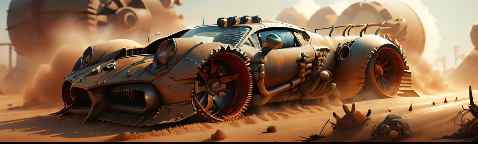 Muscle Car Mad Max CogPunkAI ,Cores 64 k, cores,....3d