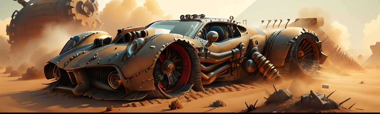 Muscle Car Mad Max CogPunkAI ,Cores 64 k, cores,....3d