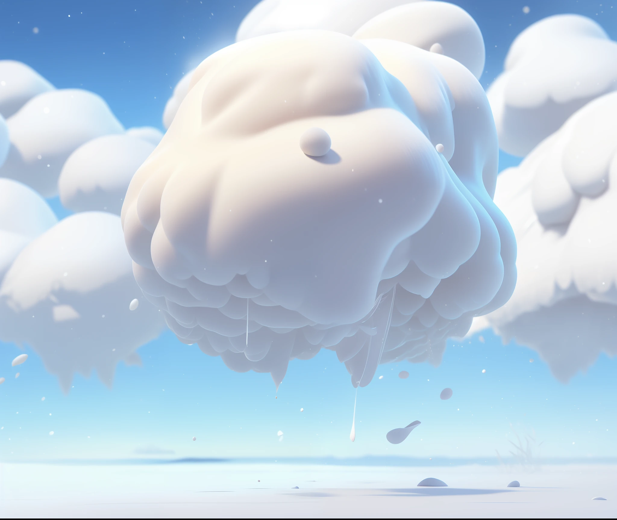 blue-sky，baiyun，snowy days,scenecy