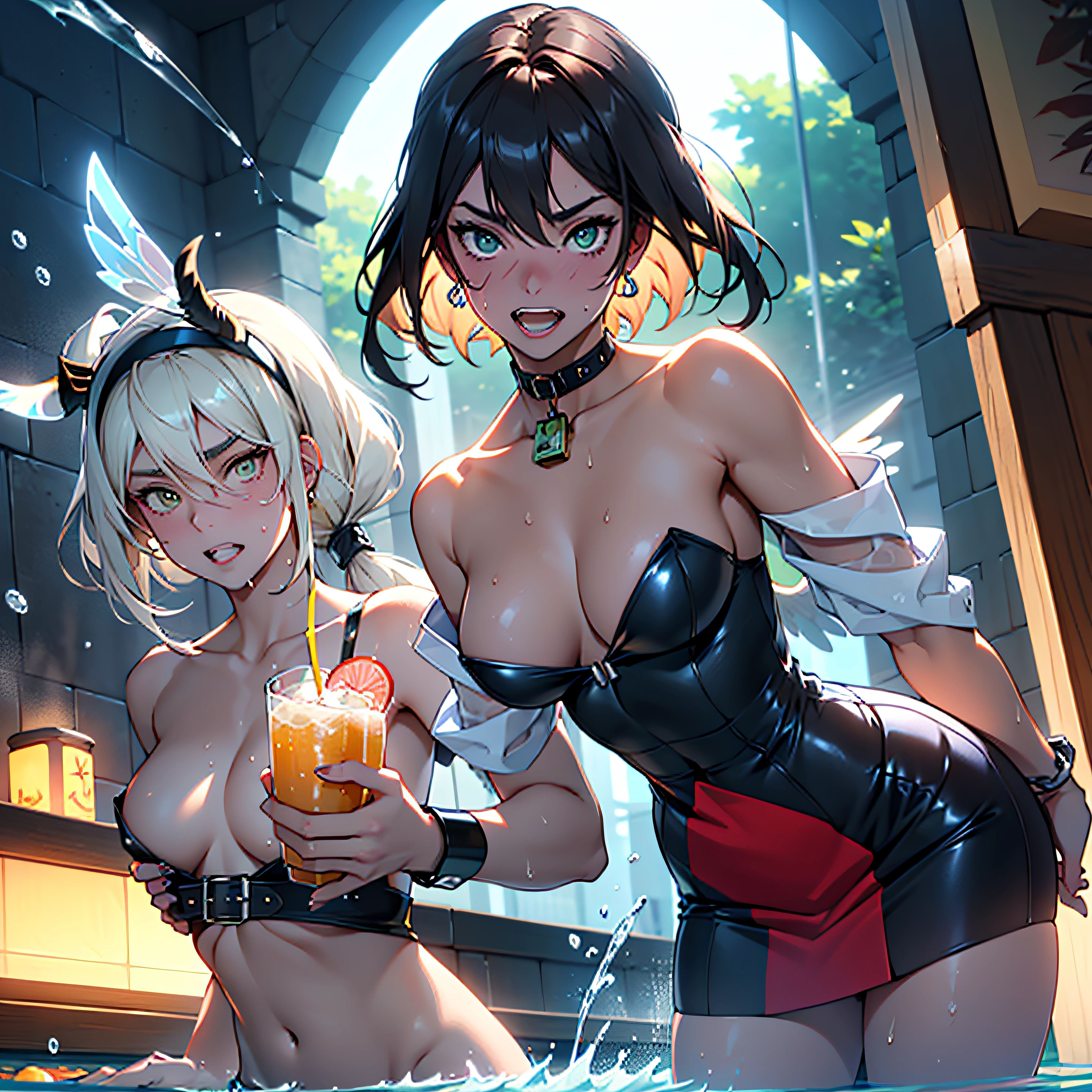 Jinx Harley_Quinn Margot_Robbie Guitar Cinematic ultra Unrealengine5 Barbie VanGogh masterpiece wood deep path equirectangular nature beholder๐๐ฆ๐นโค๐๐ก Pro-photo-realistic (Diva waitress ๐๐ฉ๐๐โ๐๐ฅฟ๐ก๐ฉฒ๐
)forest๐ช๐ข๐ก๐ meticulously intricate ultra_high-detail ultra_high-res reflection optimal ultra_sharpness focus perfection accurate volumetric Lightning contrast sunlight backlight vivid global illumination cgi vfx sfx reflex ultra high-definition Octane_rendered extreme improved graduated UHD XT3 256K 128K 64K 32K 16K 8K DSLR HDR romm rgb pbr 3dcg fxaa blu-ray colors-coded anti-aliasing fkaa txaa rtx ssao opengl-shaders glsl-shaders post-processing post-production cell-shading tone-mapping ((athletic Goddess red hairstyle Agate sports cap cow-boy hat epic clean eyeliner cheekbone felt suave expressive effects embarrassed wet flirt sweat lazuli-droplet-of-water-drop-between-eyes Divine beaux (bright eyes, bright eyes) beautiful eyes saturate black pupils brown irises turquoises sapphires pearls open mouth smile teeth (tongue droplet water) clavicles white jacket shirt bridaldress safran silk papillotes sleeves orange satin obi scarlet breasts huge side-boob spread sagging corsage yellow seams navel skirts wide fringes swinging spinel reveal diamond heart chastity-belt solid padlock indigo pubic pubic-hair silks snap_lock garters legs boots)) ornament diamond sunflower Seed_of_Life iron nickel cobalt luminescence Crystalline population CGSCOSITY "Heavy Metal" sceptre invoke magic monarch milkweed monstrous viceroy fire-breathing creature sundrop fountain water drop of water Drink "Beer-Buck" beer broues slide mirror onyx summon Queen Bee wings transparent ruby occult flash Earth hearth blooms Tourmaline lantern crystal water-dancing Pool marbles paddling opal fleuraison monster butterfly "Water Falls" glass strange glow hole cathedral crux floraison anks Tattoo Bruce_Weber sex Female naked Koos_Roos nsfw varies multi etc. --v5.2 --s1000 --c20 --q 2- --chaos 100