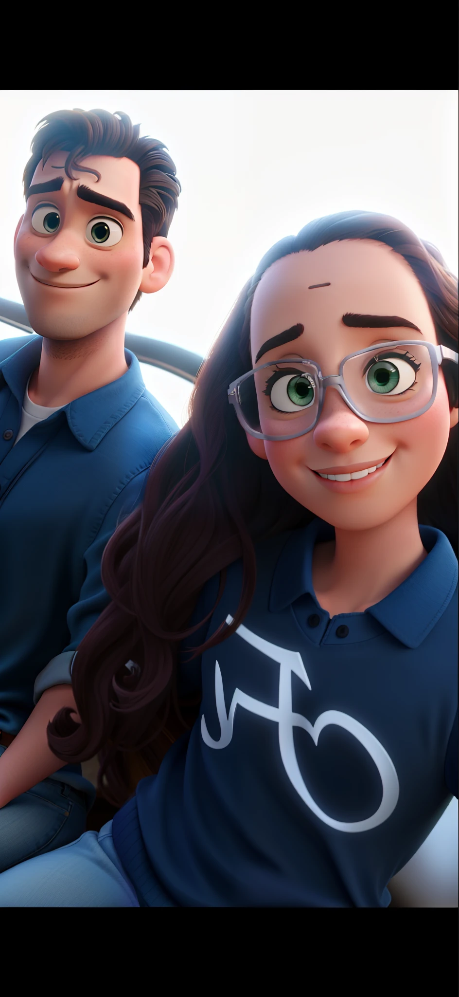 romantic couple, igual aos filmes Disney Pixar