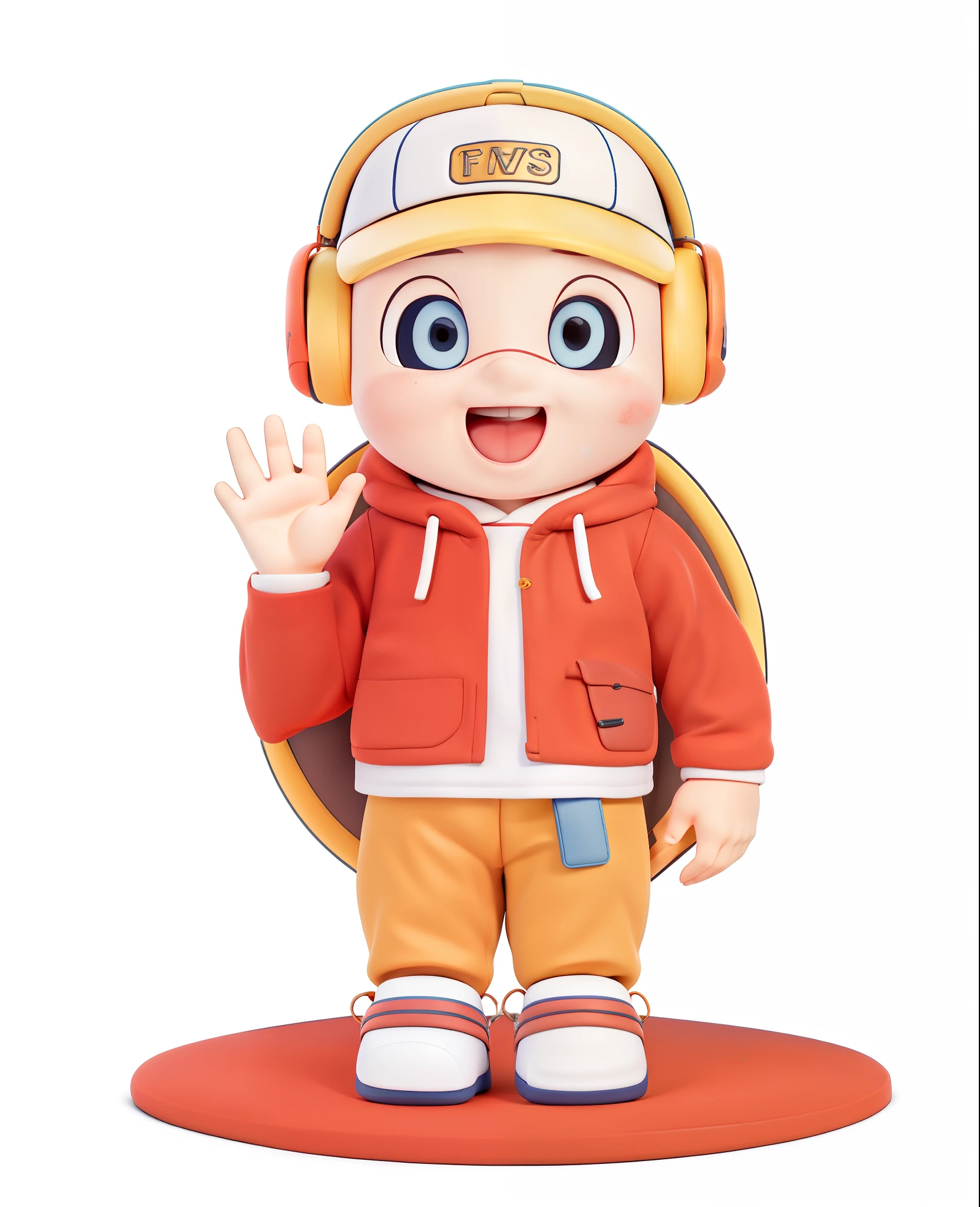 the only person, boy,travel background,Stood up,ssmile,Full body lesbian,malefocus,baseball cap,Earphone,Trip