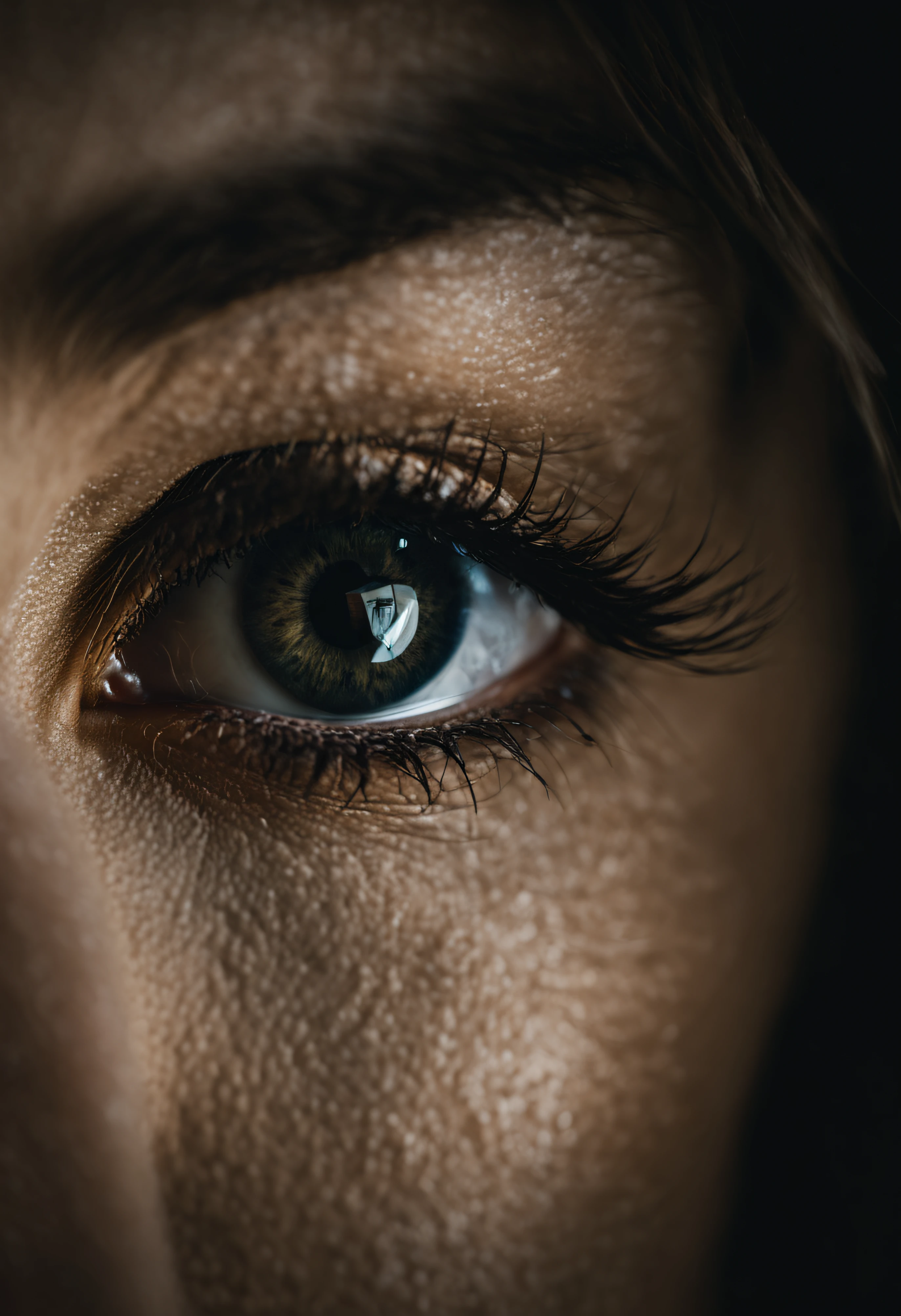 RAW photo, beautiful eyes, macro shot, masterpiece, peeking from behind curtains, colorful details, award winning, high detailed, 8k, natural lighting, analog film, detailed skin, amazing composition, intricate details, subsurface scattering, velus hairs, amazing textures, filmic, chiaroscuro, soft light