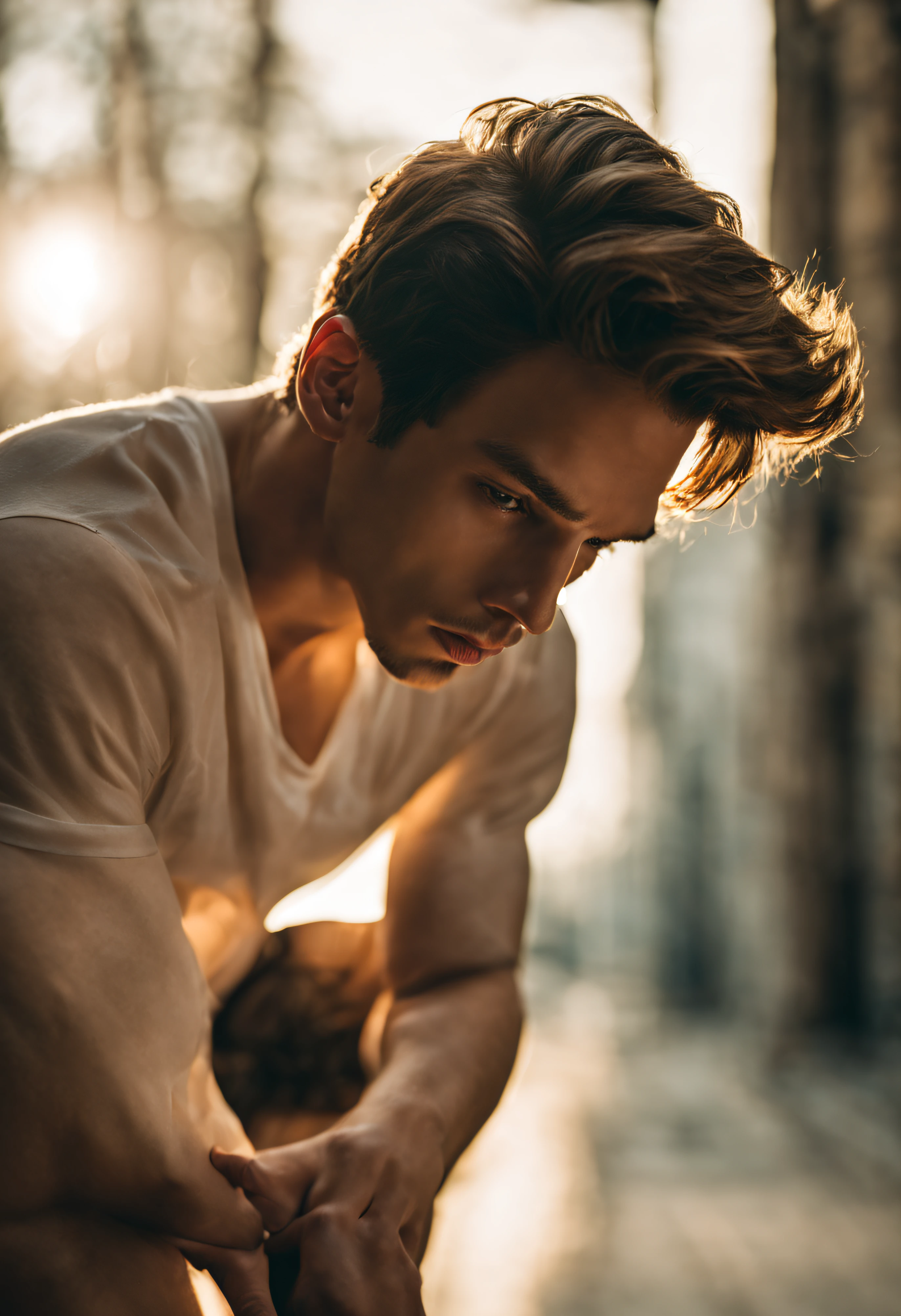 upperbody portrait photo of young man, top model
top model,
 skin pore,
cinematic lighting,