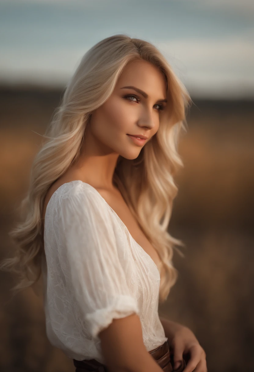 professional, (4k photo:1.1) by (Jeremy Lipking:0.3), (Dittmann Anna:0.3), (Arian Mark:0.3), (Sharp focus:1.3), high detail, wearing (lowcut shirt:1.2), beautiful detailed face, hazel eyes, long blonde hair, (attractive young woman:1.3), (seductive:1.1), (blushing:1.1), hourglass body shape, large round big breasts, wide thicc hips, blonde goddess, tight outfit, tight attire, smiling seductively, pretty face, perfect white haired girl, satisfied pose, cute seductive smile, beautiful blonde girl, good young girl, beautiful angle, attractive pose, cute girl, sexy pose, a gorgeous blonde, full body picture, full body, full body shoot, wearing black skirt and boots, don't blur backgroud, short height,