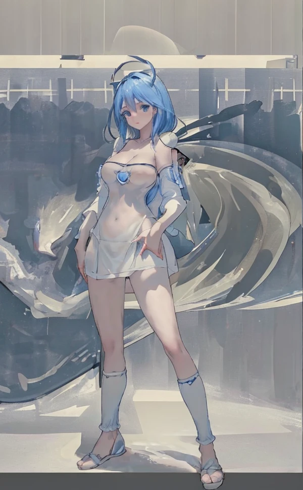 ((above shoulder,facial closeups)), Bigboobs, looking at viewert, ultra-realistic realism, Ghibli-style colors, Ghibli-style colors, japanese manga, Standing Picture, angle of view, foreshortening, foreshortening, 8K, super detailing,All women have big breasts,Endless realism, cellshading,,character sheets, reference sheet, Standing Picture, 8K, super detailing, 1080p, Women HD,femele, 16k, A high resolution, Best quality at best, high high quality, Anatomically correct, tmasterpiece, Acura, hyper HD,as elegant as a swan,unreal-engine, Ghibli-style colors, japanese manga, Standing Picture, angle of view,battle armor,ssee-through,Lace skirt,Blue hair,Green-eyed,Sexy big breasts,Transparent tulle clothes