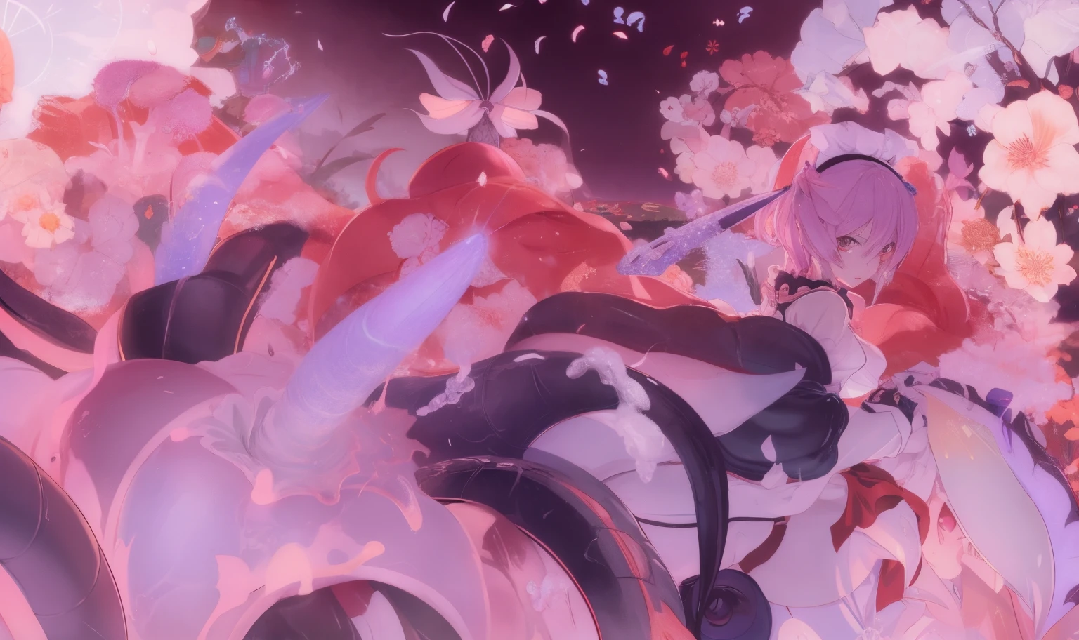 Anime characters are lined up in front of the counter, Best anime 4k konachan wallpapers, 《Azure route》The character, Translucent fluid flowing from the《Azure route》videogame, Lolish, Zero art, Guilty gear art style, Detailed key animation art, Starting from the night of the ark, konachan, Guilty Gear Art Direction, Very detailed official artwork, Guys