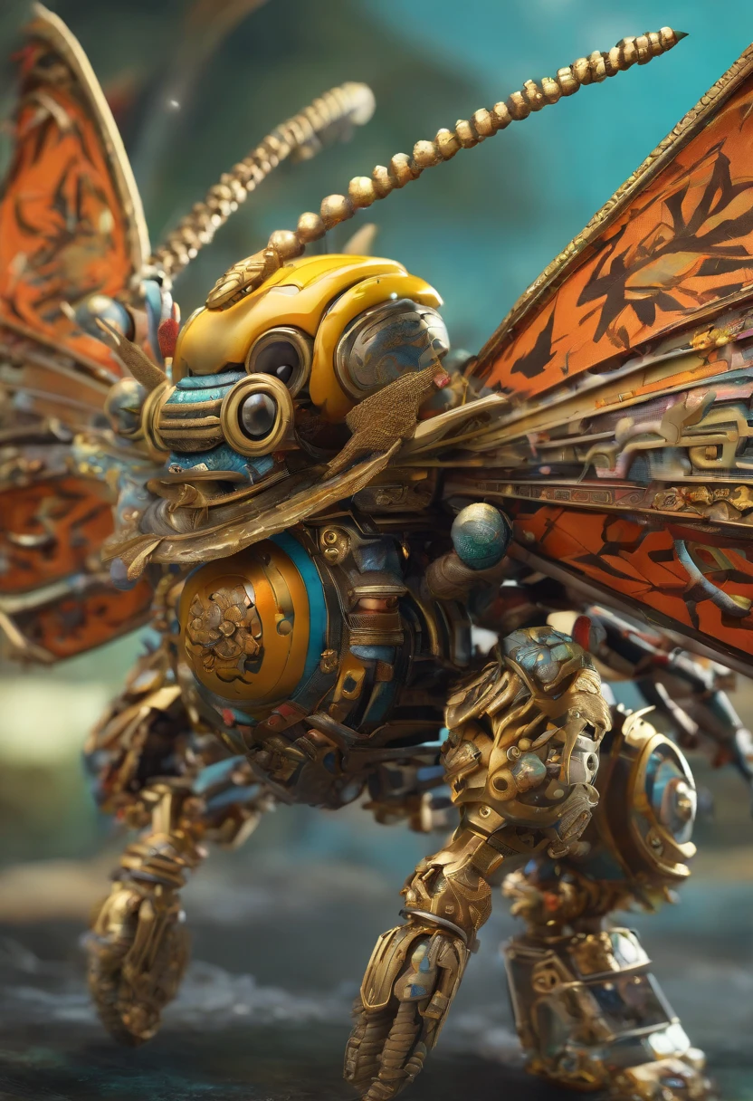 Envision a whimsical scene where a Bumblebee dons the attire of a fearless samurai warrior, embracing the fusion of nature and ancient martial prowess. Dive into extreme micro-details to capture the intricate elements of this imaginative character.
Highlight the Bumble Vee's exoskeleton, transforming it into a stylized samurai armor adorned with elaborate details. Emphasize the micro-details in its wings, incorporating patterns reminiscent of traditional Japanese textile designs to add a touch of authenticity.
Zoom in on the Bumble Vee's face, imagining a samurai helmet with intricate engravings, and expressive eyes that convey a mix of determination and whimsy. Capture the minute details in its antennae, transforming them into ornamental elements reminiscent of samurai topknots.
Consider the weaponry – perhaps a miniature katana held by the Bumble Vee, crafted with extreme detail to mirror the elegance of a samurai sword. Integrate other accessories such as tiny armor pieces, capturing the essence of a formidable and charming insect warrior.
This detailed prompt aims to inspire the creation of a whimsical and highly detailed depiction of a Bumble Vee dressed as a fearless samurai warrior, focusing on extreme micro-details to bring this imaginative character to life.