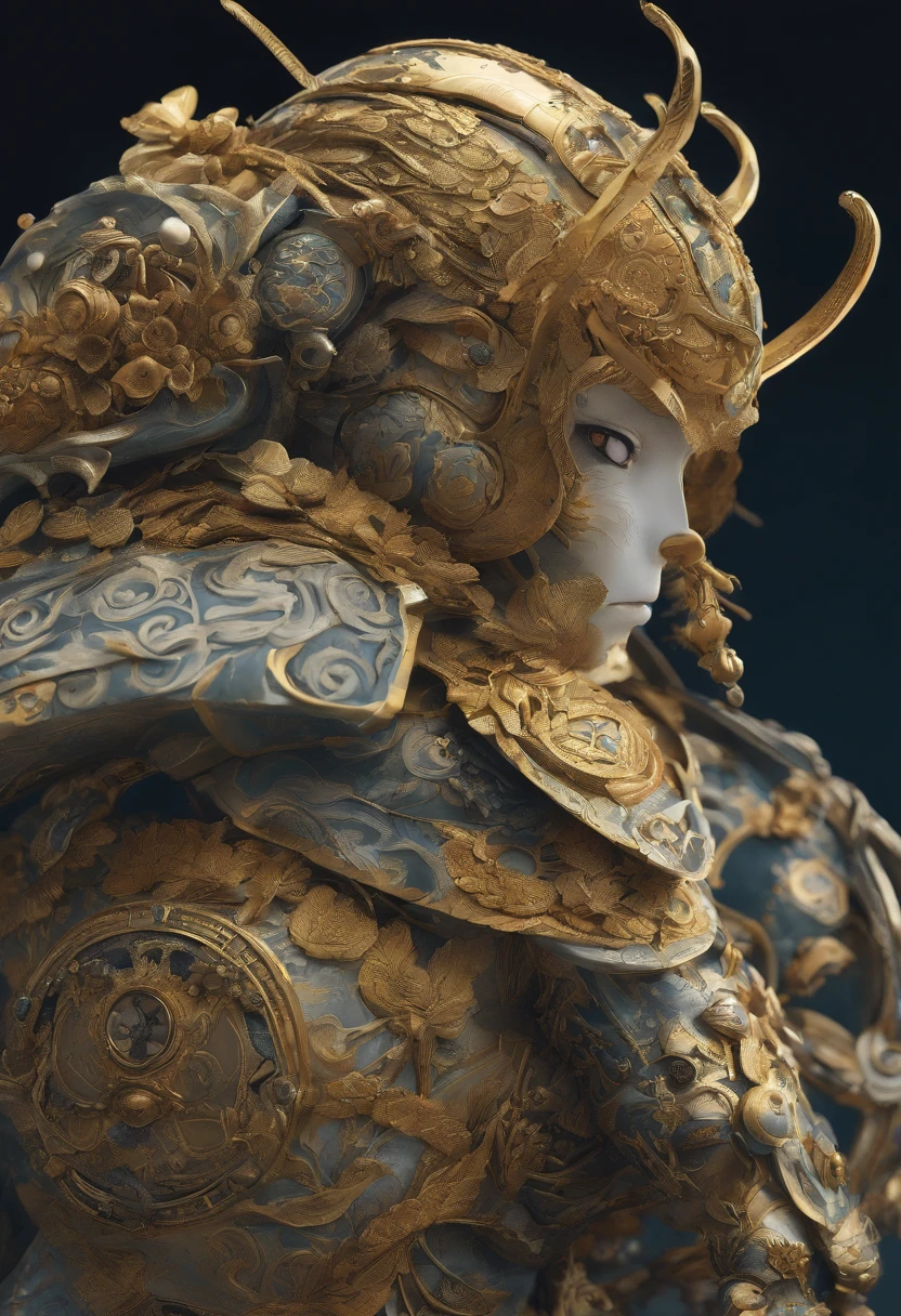 Envision a whimsical scene where a Bumblebee dons the attire of a fearless samurai warrior, embracing the fusion of nature and ancient martial prowess. Dive into extreme micro-details to capture the intricate elements of this imaginative character.
Highlight the Bumble Vee's exoskeleton, transforming it into a stylized samurai armor adorned with elaborate details. Emphasize the micro-details in its wings, incorporating patterns reminiscent of traditional Japanese textile designs to add a touch of authenticity.
Zoom in on the Bumble Vee's face, imagining a samurai helmet with intricate engravings, and expressive eyes that convey a mix of determination and whimsy. Capture the minute details in its antennae, transforming them into ornamental elements reminiscent of samurai topknots.
Consider the weaponry – perhaps a miniature katana held by the Bumble Vee, crafted with extreme detail to mirror the elegance of a samurai sword. Integrate other accessories such as tiny armor pieces, capturing the essence of a formidable and charming insect warrior.
This detailed prompt aims to inspire the creation of a whimsical and highly detailed depiction of a Bumble Vee dressed as a fearless samurai warrior, focusing on extreme micro-details to bring this imaginative character to life.