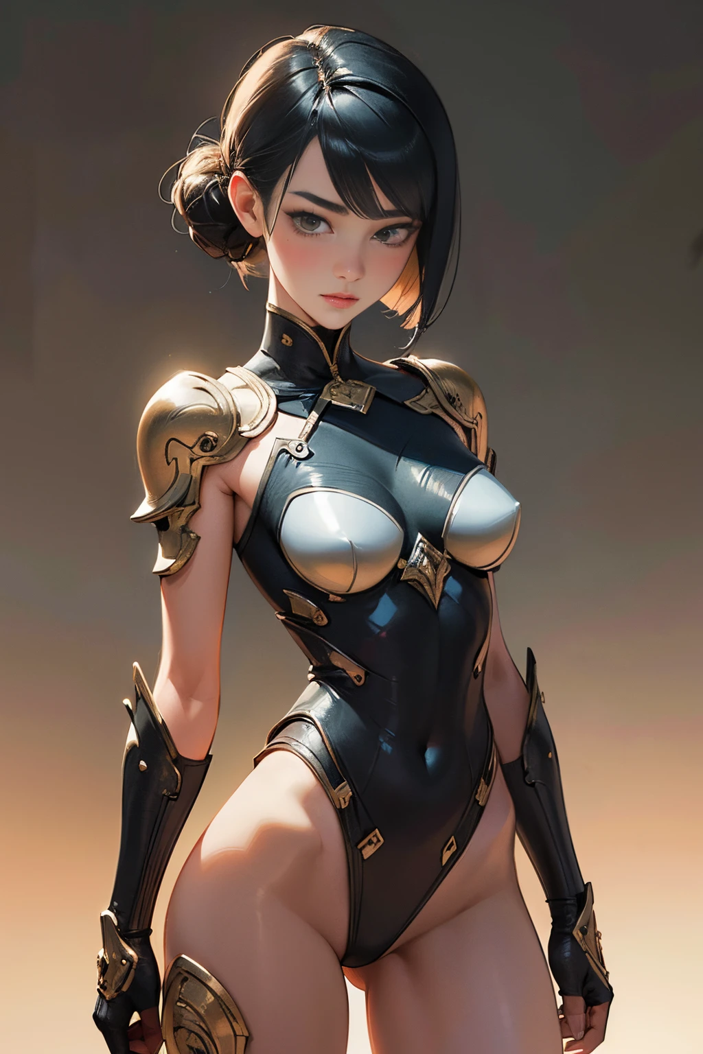 (Artwork of exceptional craftsmanship),(Detailed illustrations,(Art based on a very ideal anatomy),Very detailed and detailed drawing,Delicate lines with slow and rapid,(Realistic texture expression)),[Color tressed main line],[Shinjuku background at night],(HENTAI ANIME) (JapaneseNINJAGirl (Beauty)  student) petite and muscular [Slim body] Short Bob Cut,([hornet] Orange Ninja Battle Armor) scarf [stall] ((Fitting rubber inner) [honeycomb] [edg]) hair adornments (Dull metallic luster:0.8),gravure [KUNOICHI],(Perfectly proportioned),(Fine and beautiful skin expression [realistic skin detail]),(Design built to the highest level,[Advanced structural understanding of materials],Ideal color coordination),(Intricate and beautiful decoration (Dense detail)),(More on shiny hair),[Perfect hand details],(Beautiful perfect face [Realistic face details]),[Clear gaze],[long and beautiful eyelashes],[Perfect eye details (Eyes beautifully drawn down to the smallest detail)],(detaileds,high-detail),((Precision Detail),[multi-layer texture],HighQuality,hight resolution),[(Accurate simulation of light-material interactions),Understanding Airflow,Mechanically correct representation],[Visual art that conveys a sense of narrative] [Full body like],[[Desaturation]].