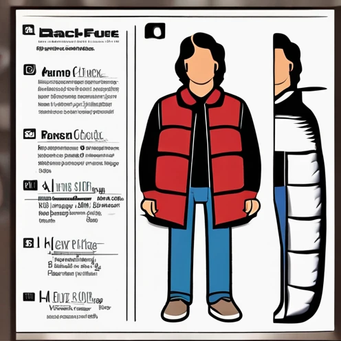 Marty McFly, the protagonist of the “Back to the Future” film series, portrayed by Michael J. Fox, epitomizes the quintessential 1980s teenager in style and demeanor. He’s often seen wearing a puffer vest over a denim jacket, a graphic t-shirt, and jeans, a look that has become iconic. Marty is of average height, with a lean build, and sports a casual, slightly unkempt hairstyle that adds to his youthful, energetic persona. His skateboard, an accessory in many scenes, further underscores his laid-back and adventurous character.,Back to the Future film series,Marty McFly, the protagonist of the “Back to the Future” film series, portrayed by Michael J. Fox, epitomizes the quintessential 1980s teenager in style and demeanor. He’s often seen wearing a puffer vest over a denim jacket, a graphic t-shirt, and jeans, a look that has become iconic. Marty is of average height, with a lean build, and sports a casual, slightly unkempt hairstyle that adds to his youthful, energetic persona. His skateboard, an accessory in many scenes, further underscores his laid-back and adventurous character.,close up, face