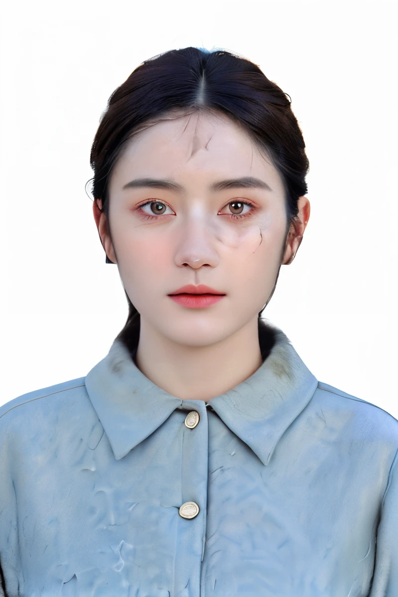 Cinematic portrait, upper part of body, the face, face to the viewer, (actual :1.3), One of the most beautiful works of art in the world, heroines, medieval dress, (old clothes damaged、The weathered :1.4), ((((Wear fur)))), Detailed beautiful face, Action shooting, Ancient city background, real photograph, CG, art stations