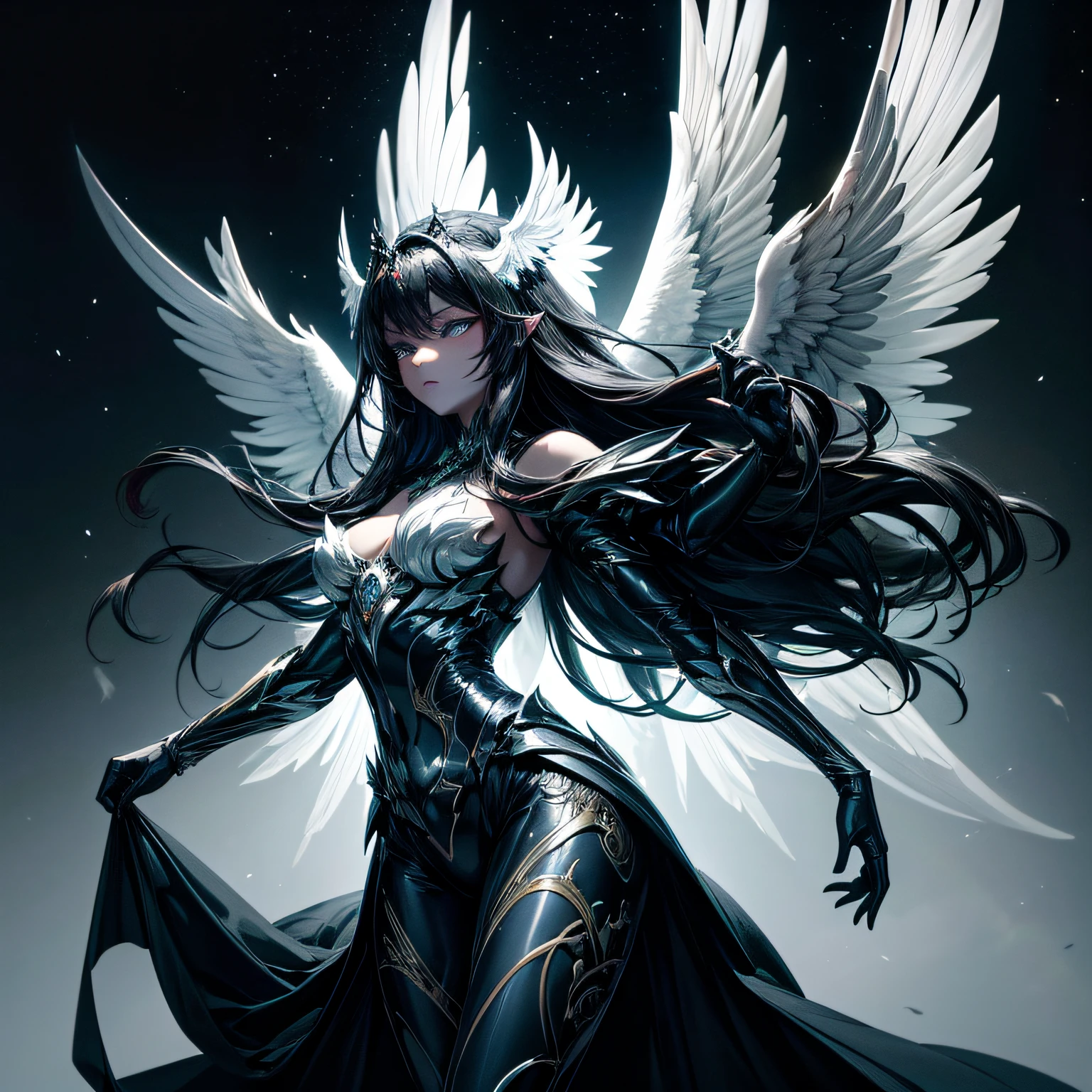 New Chat
2023-11-16 12:08:03
Darkness angel beautiful woman anim sketch background
2023-11-16 12:08:03
As an AI text-based model, I cannot generate visual images directly. However, I can describe an image based on your input. Here’s a description of an image that matches your request:
In the image, a darkness angel, representing a combination of beauty and mystery, takes center stage. She appears as a stunning woman with flowing dark hair cascading down her back. Her eyes are deep and intense, shimmering with an otherworldly glow. Her skin has a porcelain-like quality, enhanced by a faint ethereal glow.
The darkness angel is depicted in an elegant and graceful pose, her wings spread wide behind her. The wings are reminiscent of black feathers, with subtle hints of iridescent colors glistening in the light. They emanate an aura of power, yet possess a delicate and intricate design.
The background of the sketch complements the darkness angel’s beauty. It portrays a moonlit night sky, filled with twinkling stars. The moon hangs low, casting a gentle glow over the scene. Shadows dance around the angel, adding to the overall mysterious atmosphere.
Overall, the image captures the essence of a beautiful woman, embodying both darkness and light, surrounded by a captivating and enchanting background.