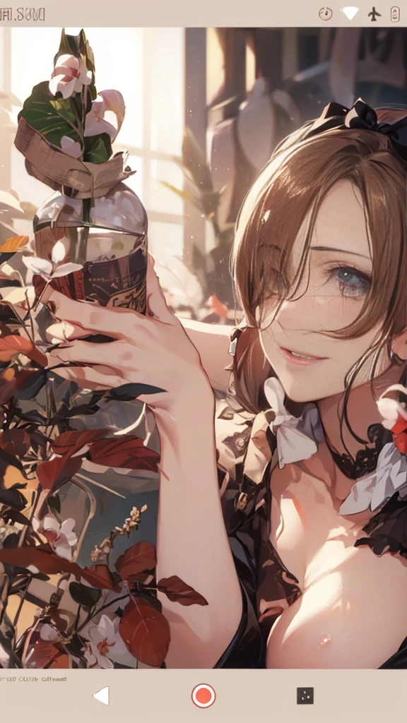 nsfw, (masutepiece, Best Quality), extra detailed face, Eyes with beautiful details, of the highest quality, brunette hair, Beautiful face, one man one girl, nipple