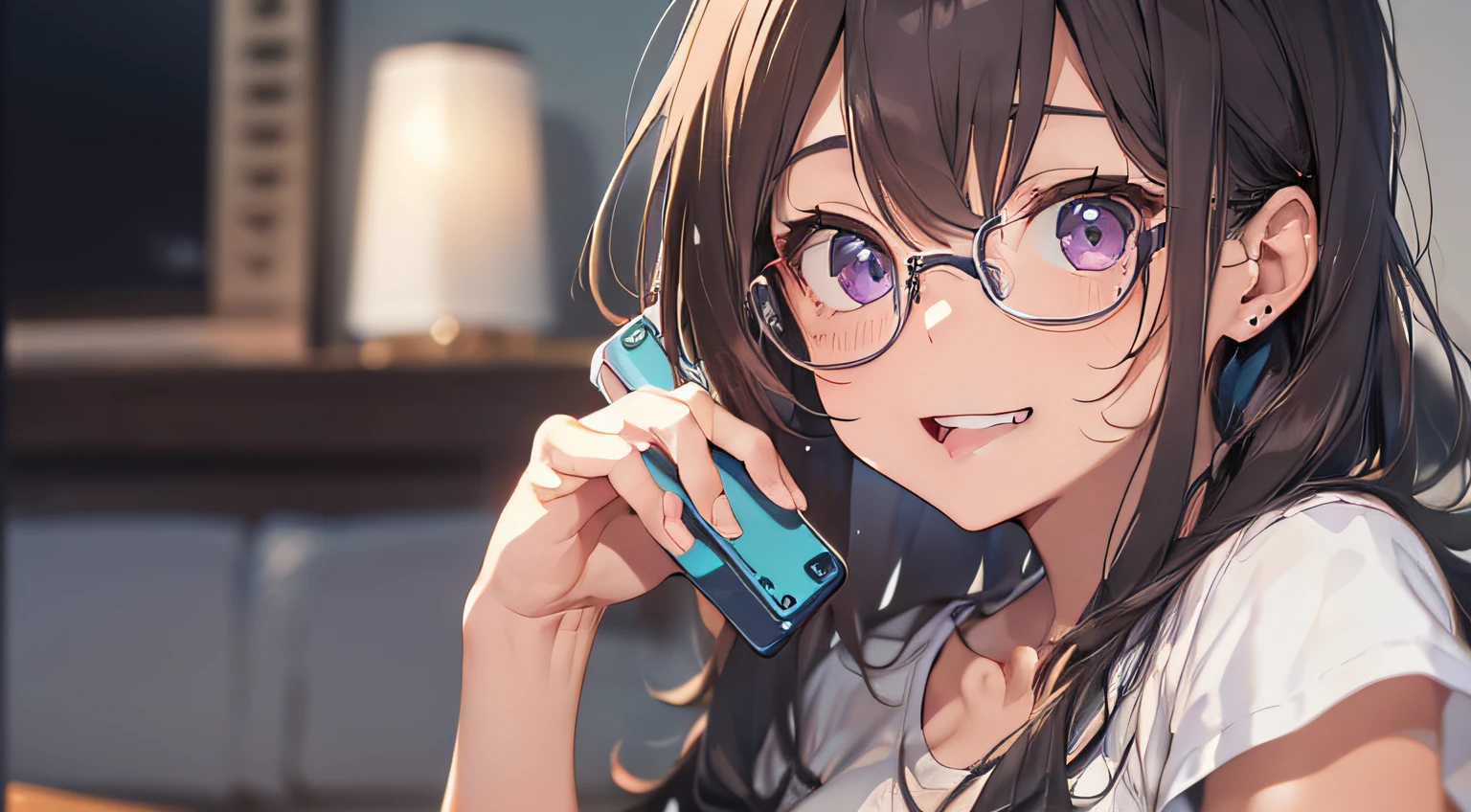 Perfect clean mouth、Laughing