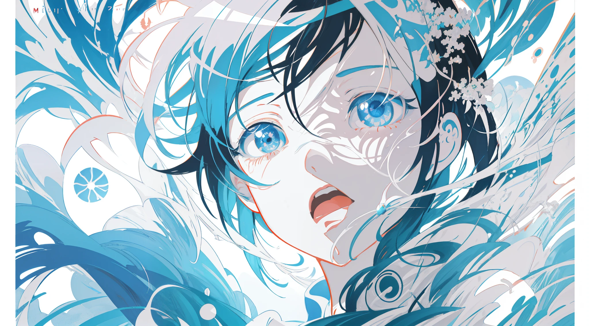 Guviz style artwork, detailed digital anime art, Digital anime illustration, clean and meticulous anime art, makoto shinkai cyril rolando, illustrated anime, Popular topics on artstation pixiv, Artgerm and Atey Ghailan, Anime style illustration，airbubble，Clouds