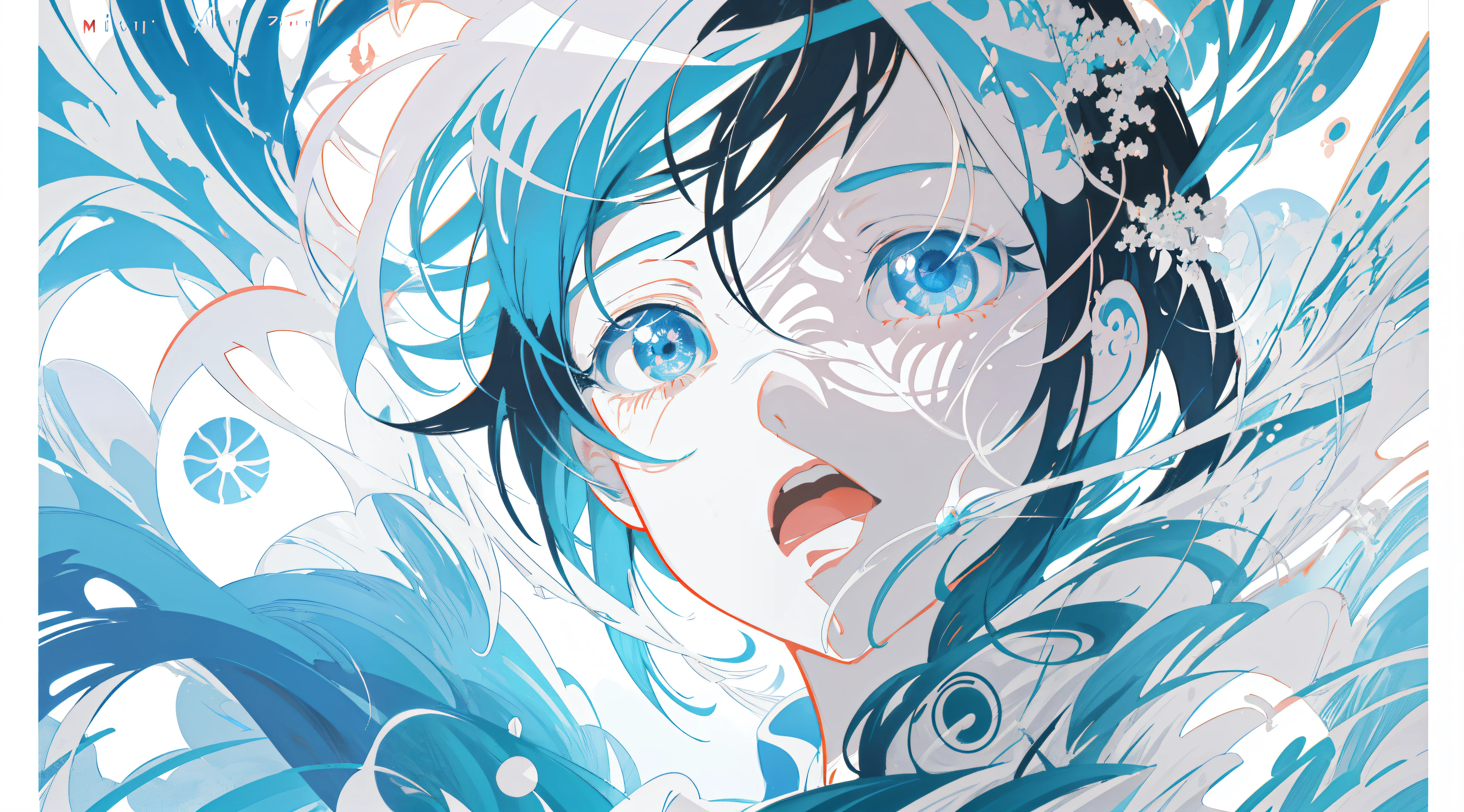 Guviz style artwork, detailed digital anime art, Digital anime illustration, clean and meticulous anime art, makoto shinkai cyril rolando, illustrated anime, Popular topics on artstation pixiv, Artgerm and Atey Ghailan, Anime style illustration,airbubble,Clouds
