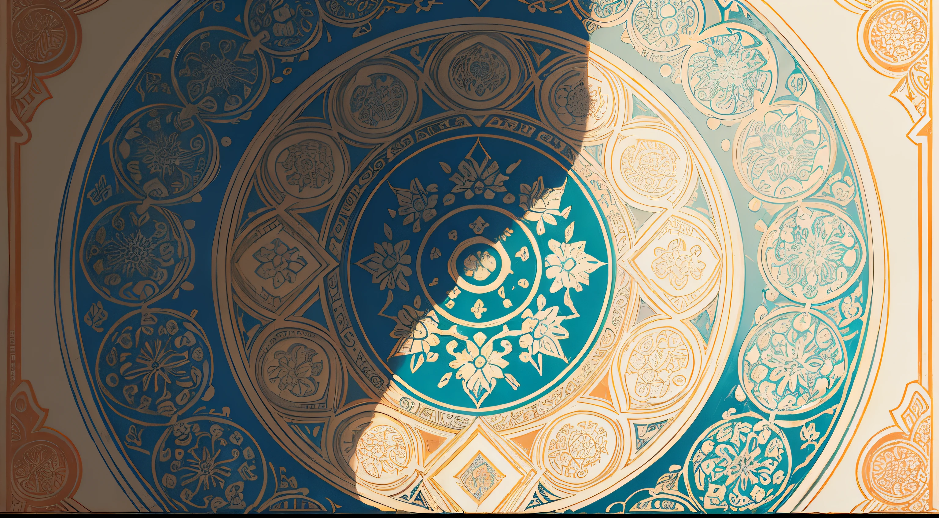 (masterpiece、top-quality、top-quality、Official art、Beautifully Aesthetic:1.2)、top-quality、top-quality、logo mark、stamp、Geometric pattern、vector-art、High-quality illustrations by Alfons Mucha、Colorful flowers々、pecora