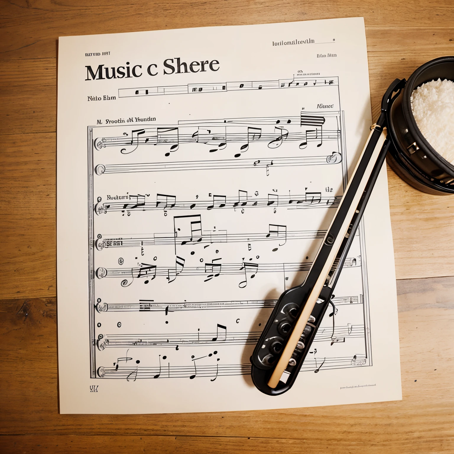music sheet