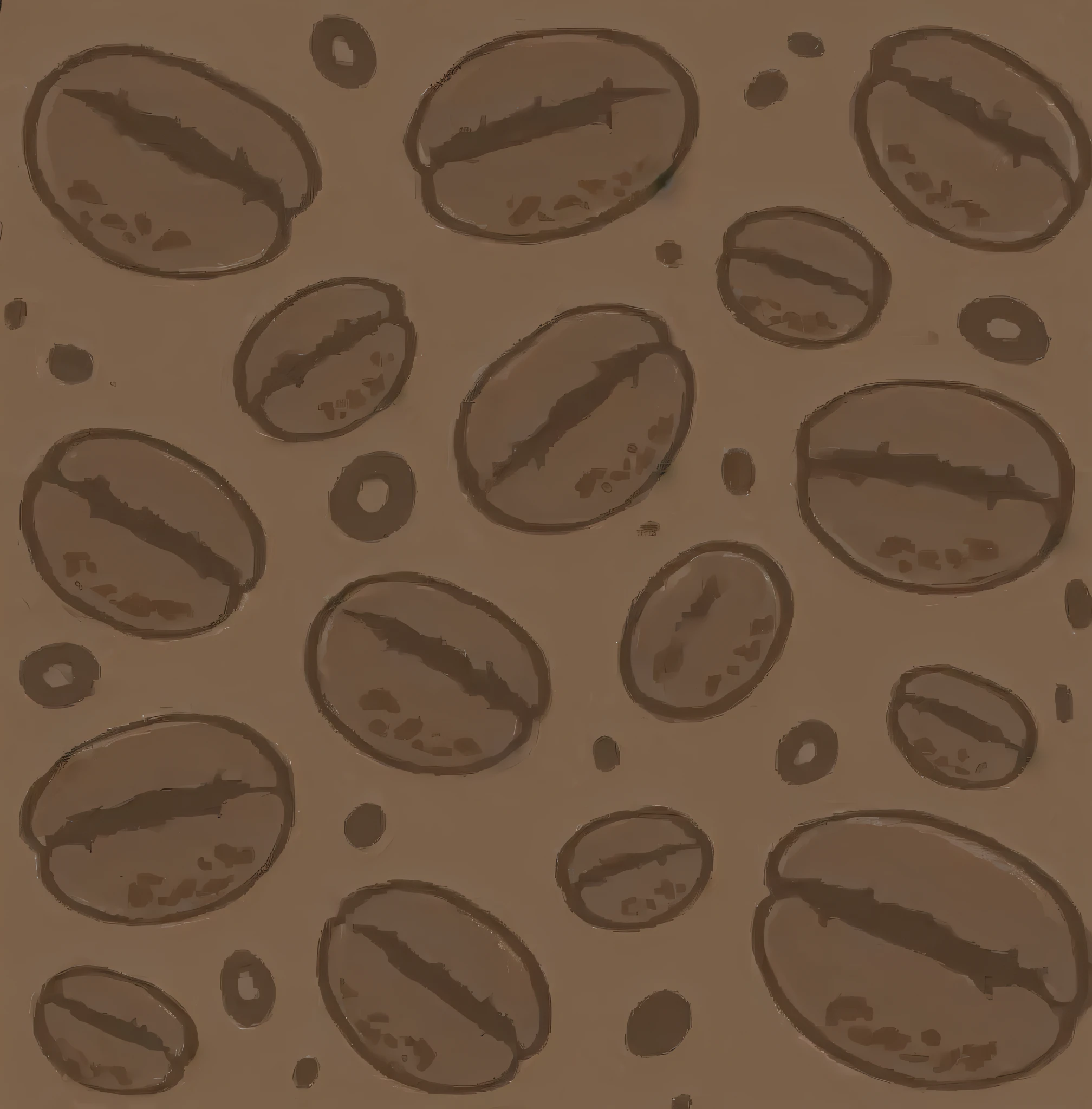 Close up on white background，, coffee bean, Color background, beiges, ,Background with, bean、