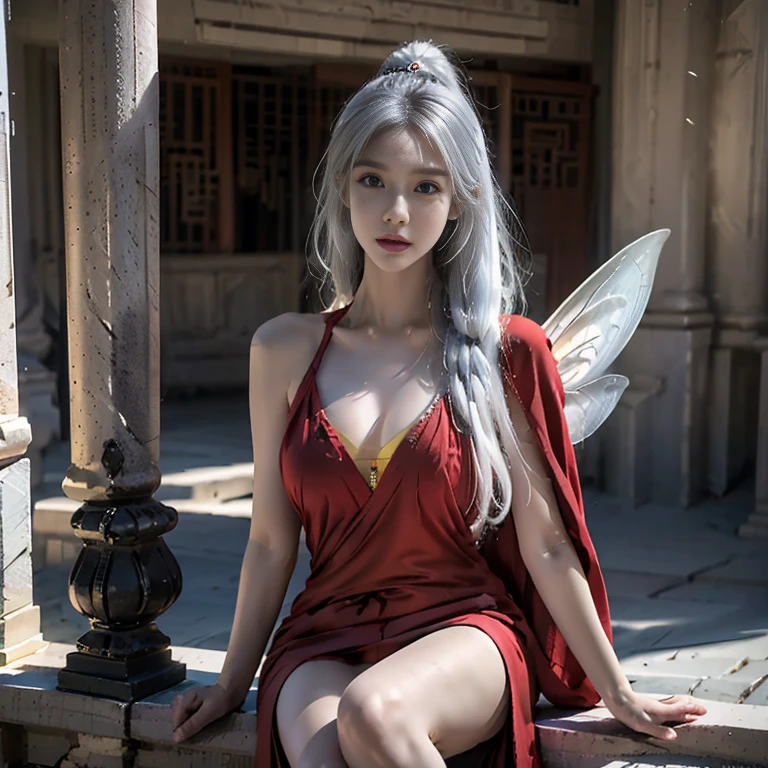 top-quality、masterpiece、超A high resolution、(Photorealsitic:1.4)、Raw photo、1人、(((Chinese White Dragon Background))),(Armor with beautiful patterns in every detail)、(((heavy breasts))),glowy skin、(((Cliff background、Large mountain ranges、falls))))、(Random hair),(((Detailed Micro Bikini Armor)))、(((Mystical expression))),(((glowy skin))),(Gorgeous blue rubber body))、(Background of decaying dungeon ruins)、(Ultimate Beauty))、(Full Body Angle)、((super realistic details))、portlate),globalillumination、Shadow、octan render、8K、ultrasharp、Colossal tits、Raw skin is exposed in cleavage、Details of complex ornaments、Japan details、highly intricate detail、Realistic light、(Mystical expression),CGSoation Trends、Blue eyes、radiant eyes、Facing the camera)、Toostock、Ultimate Beauty、Detailed sword)、(((dragon background))),Precipitous cliffs、