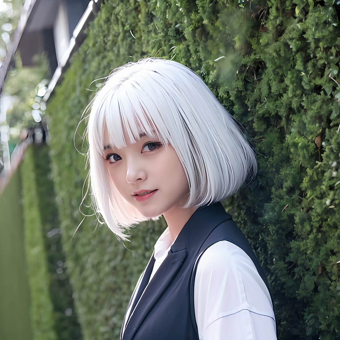 lol I girl with white hair gets fucked