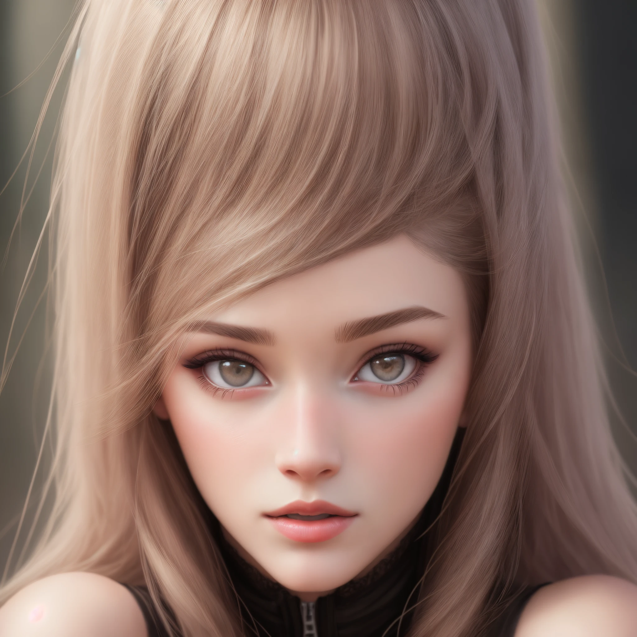 <close portrait of a « Manga girl in Tanya Shatseva style, white backlight, backlight aura, 8k, beautiful, light volumetric 3d, trending in artstation, highly detailed, pretty, anime style, manga style --auto --s2
