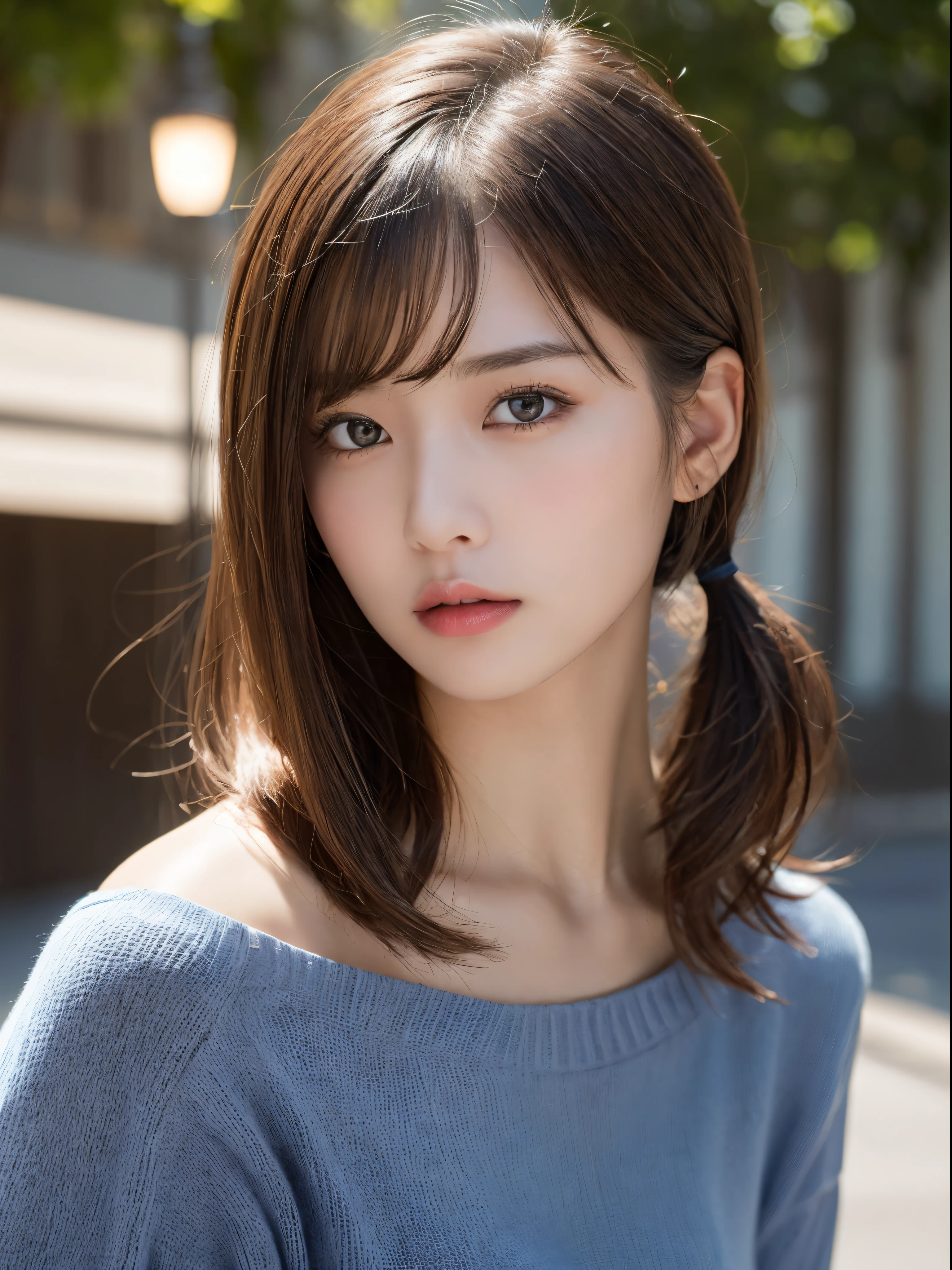 (8K、Raw photography、top-quality、masterpiece:1.2)、(realisitic、Photorealsitic:1.37)、ultra-detailliert、超A high resolution、女の子1人、see the beholder、beautifull detailed face、A smile、Constriction、(Slim waist) :1.3)、short-cut、Beautiful detailed skin、Skin Texture、Floating hair、Professional Lighting、Wait for the platform train、Square glasses with black rimming 、Whole human body、Brown hair