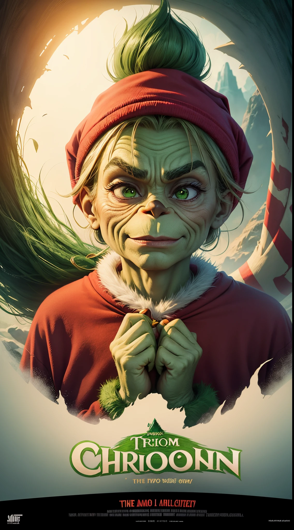 poster for,filmposter,The Grinch movie poster,dream,Fantastical