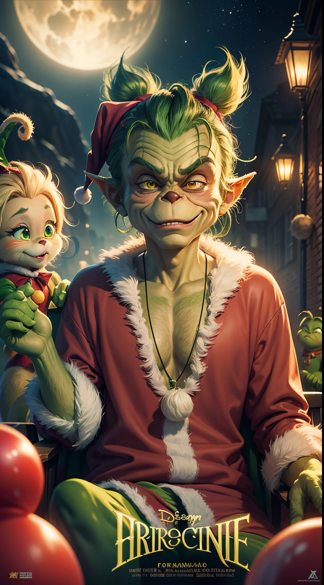 poster for，filmposter，The Grinch movie poster，dream，Fantastical