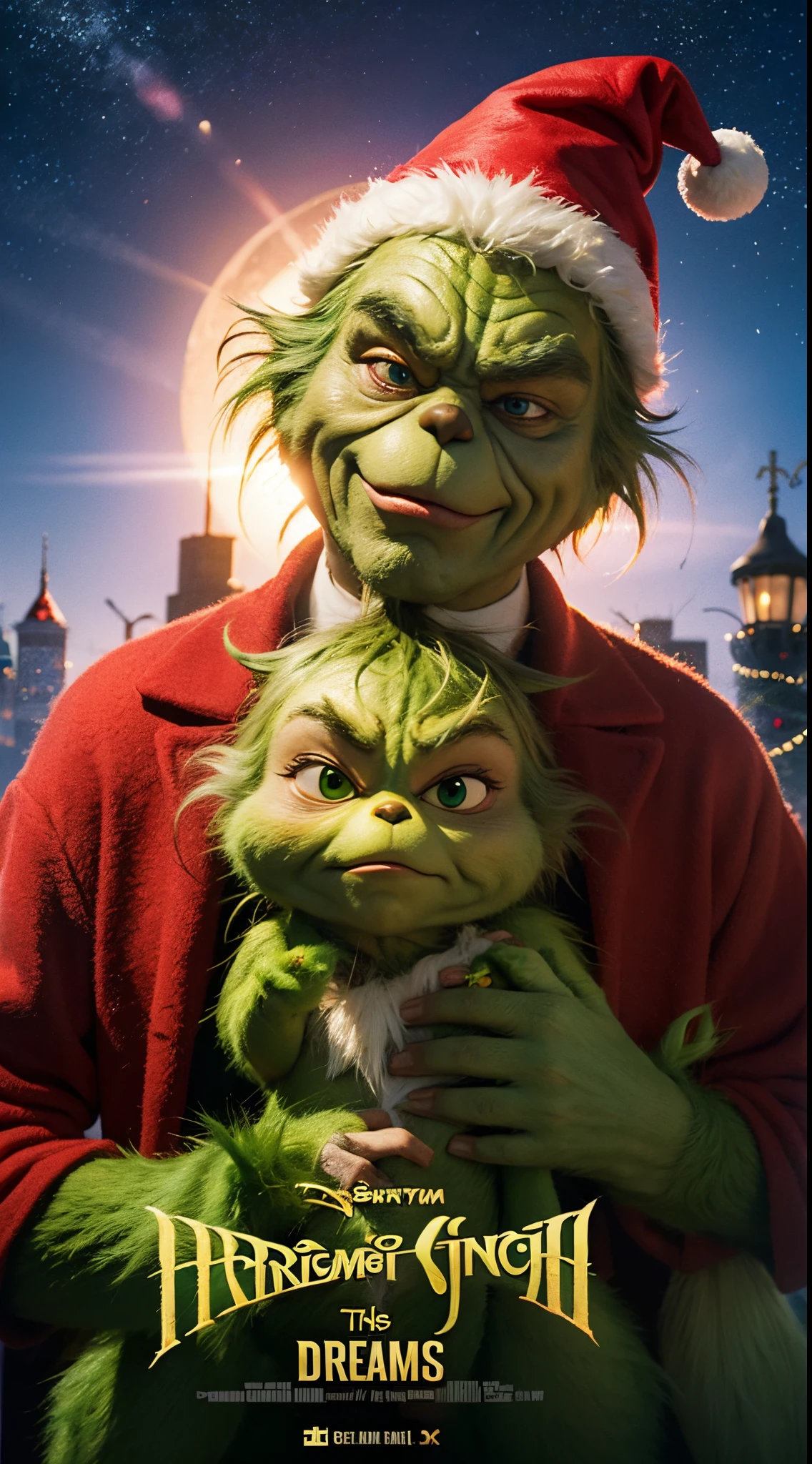 poster for，filmposter，The Grinch movie poster，dream，dream-like