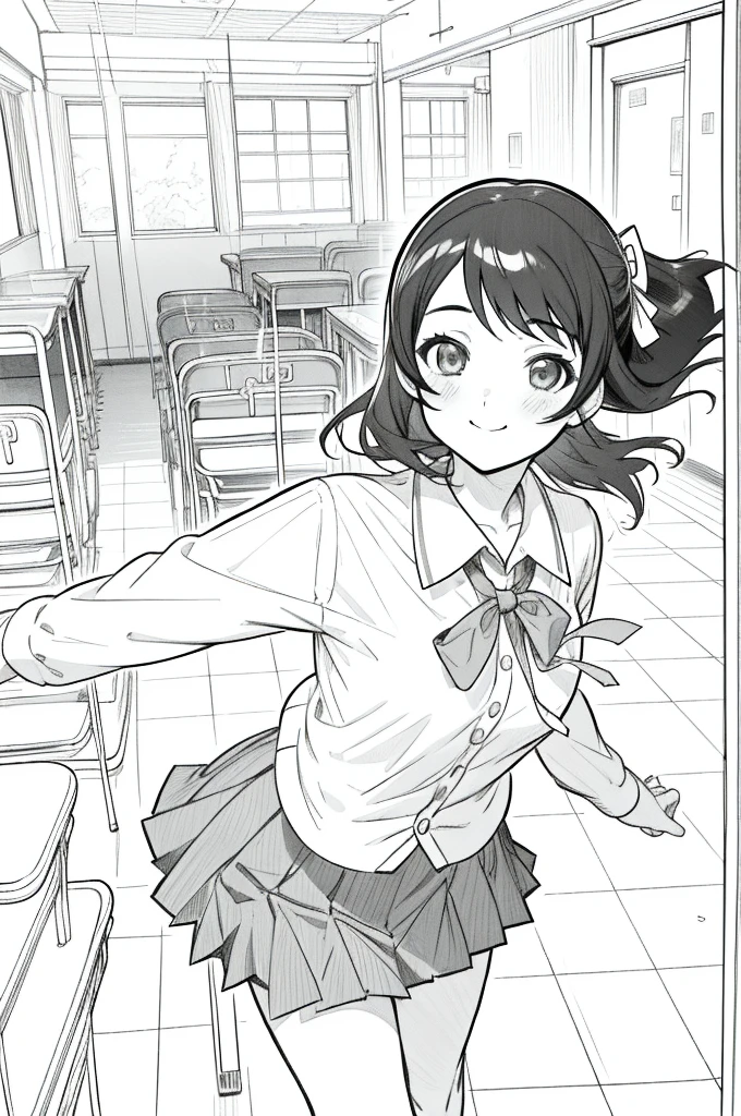 masterpiece, best quality, masterpiece, yazawa nico being really really angry in class, (1girl), <lora:LLChar:1>, (LLChar), yazawa nico, black hair, red eyes, twintails, school uniform, otonokizaka school uniform, plaid skirt, pink sweater vest,