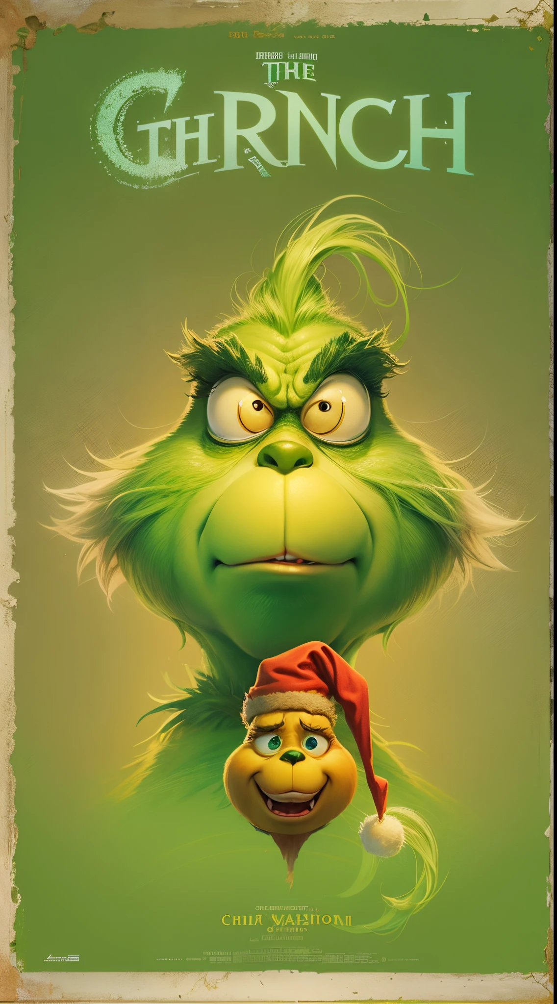poster for,filmposter,The Grinch movie poster,dream,Fantastical