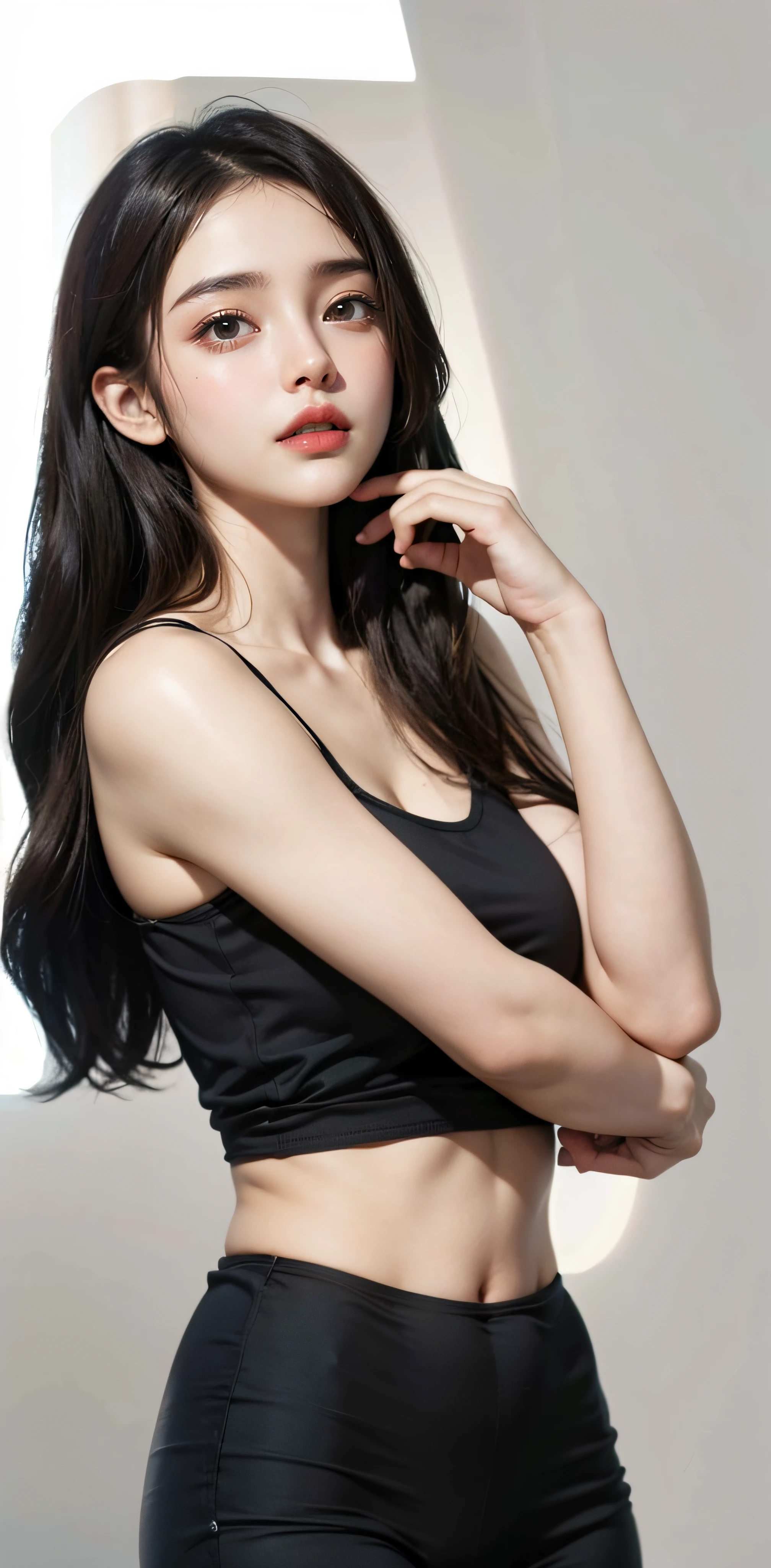 s delicate face,Tipsy blush,Enchanting style