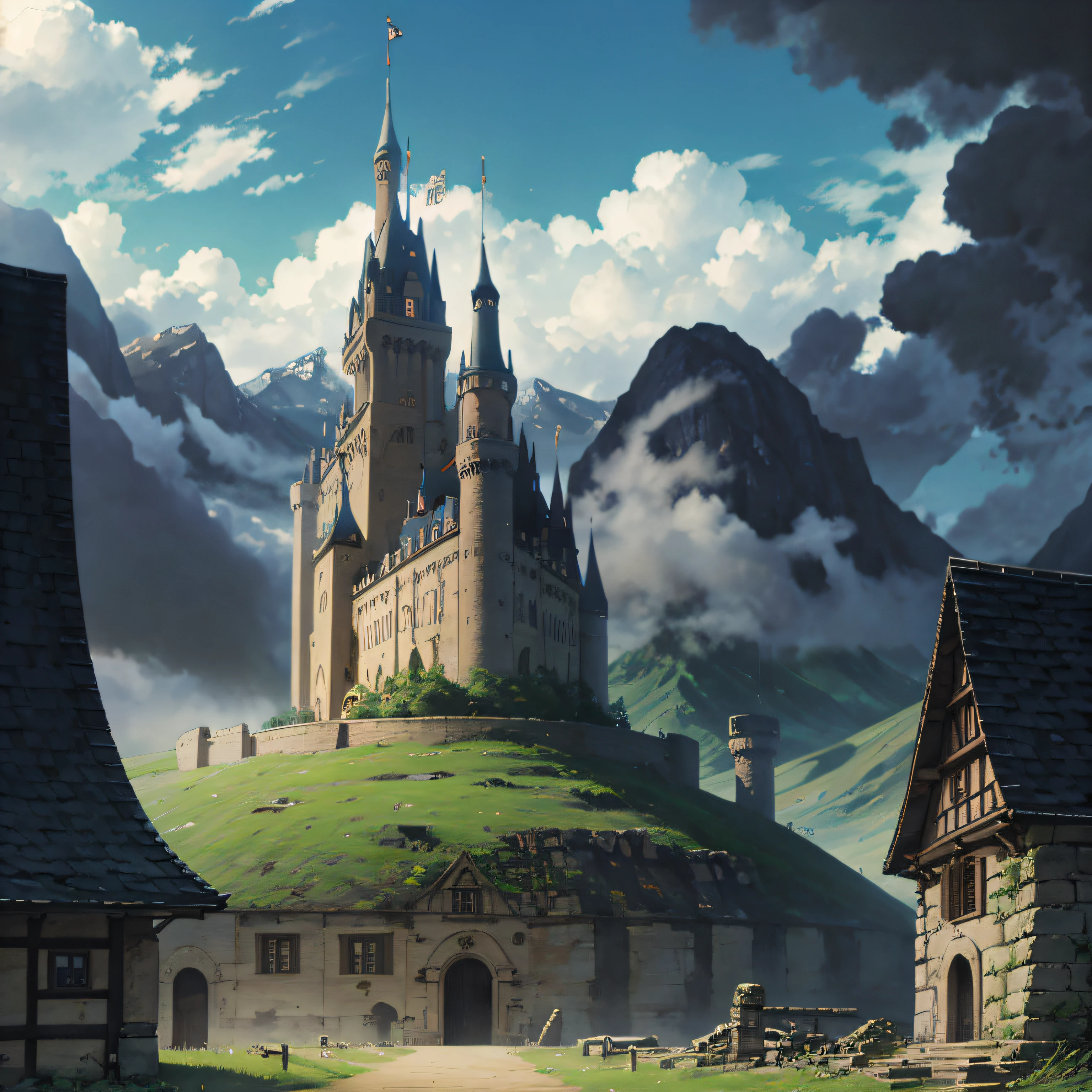 cover art, mistery, castle