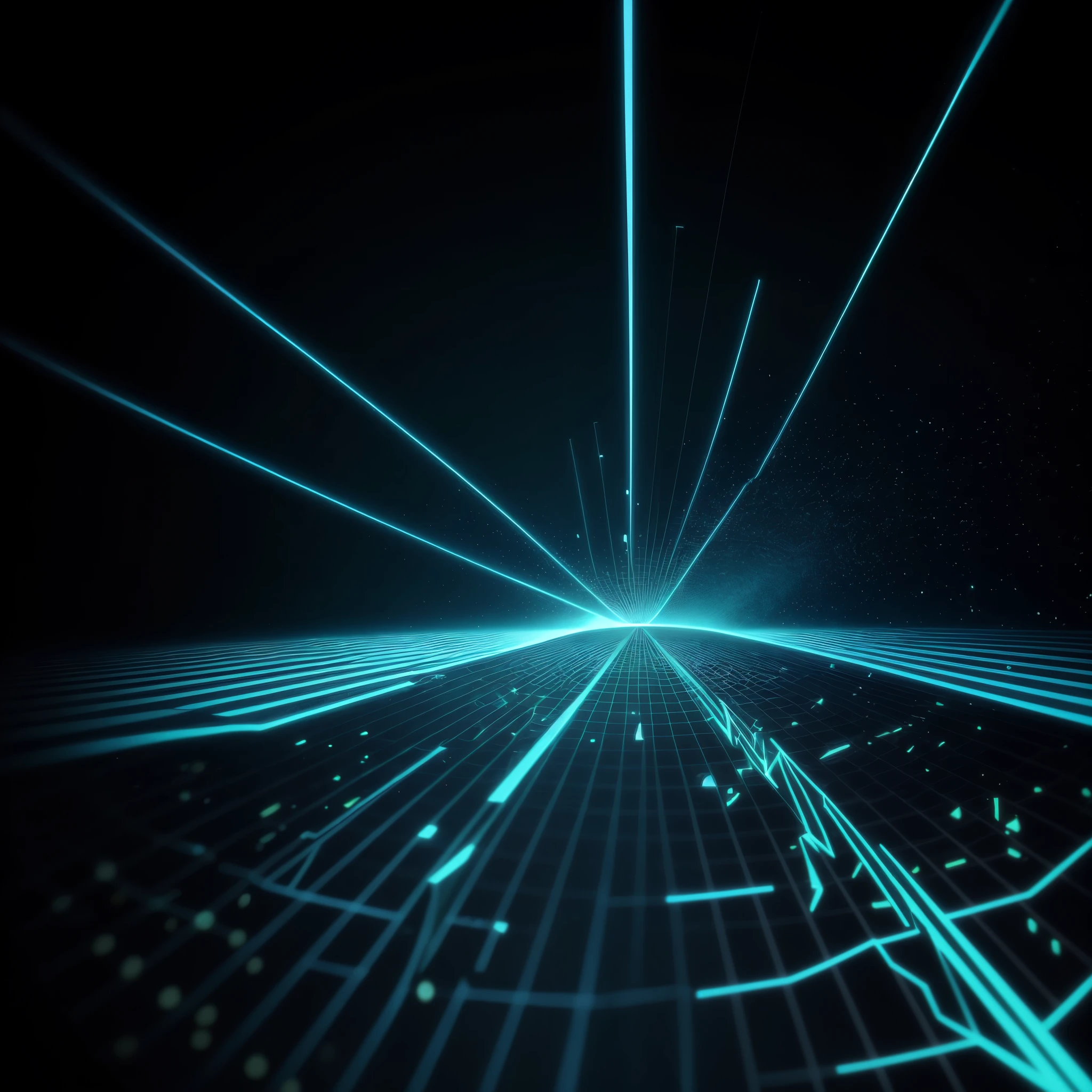 Engaging 3D visualization featuring stunning graphs、glinting