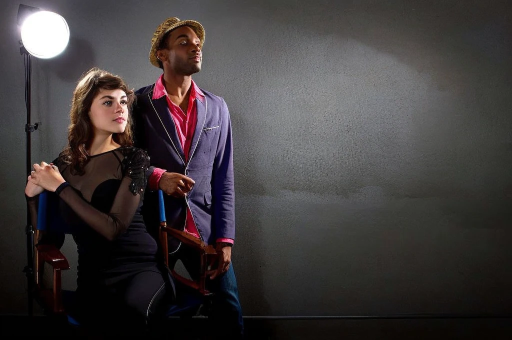 they are posing for a photo in a studio with a violin, photo from a promo shoot, promotional shot, promo shot, promotional image, promotional photo, advertising photo, looking sideways, promo image, publicity photo, promotional picture, photo portrait, 5 feet away, a portrait, promo photo, portrait shot, edited, promotional art, portrait, photoshoot