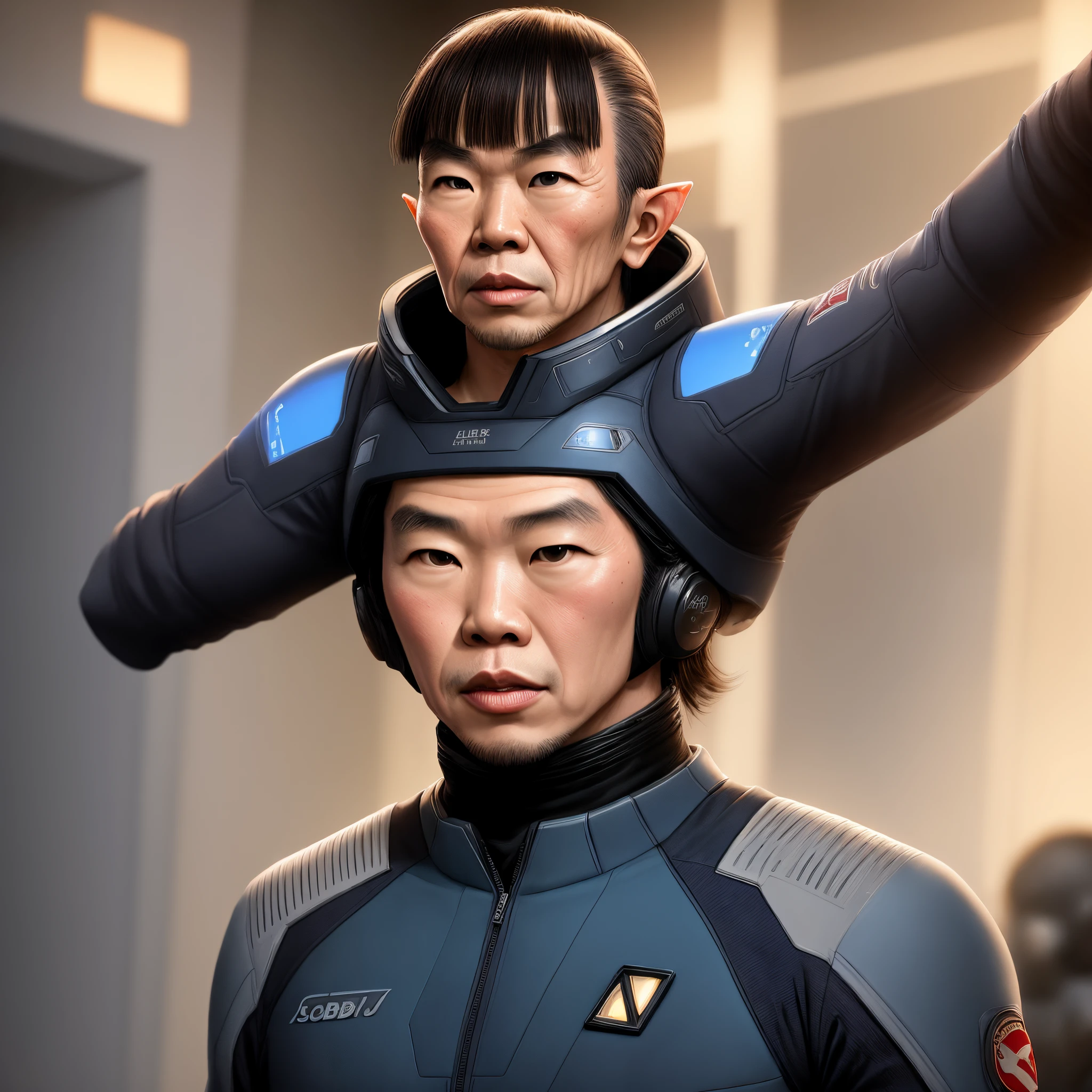 Bobby Lee as spock