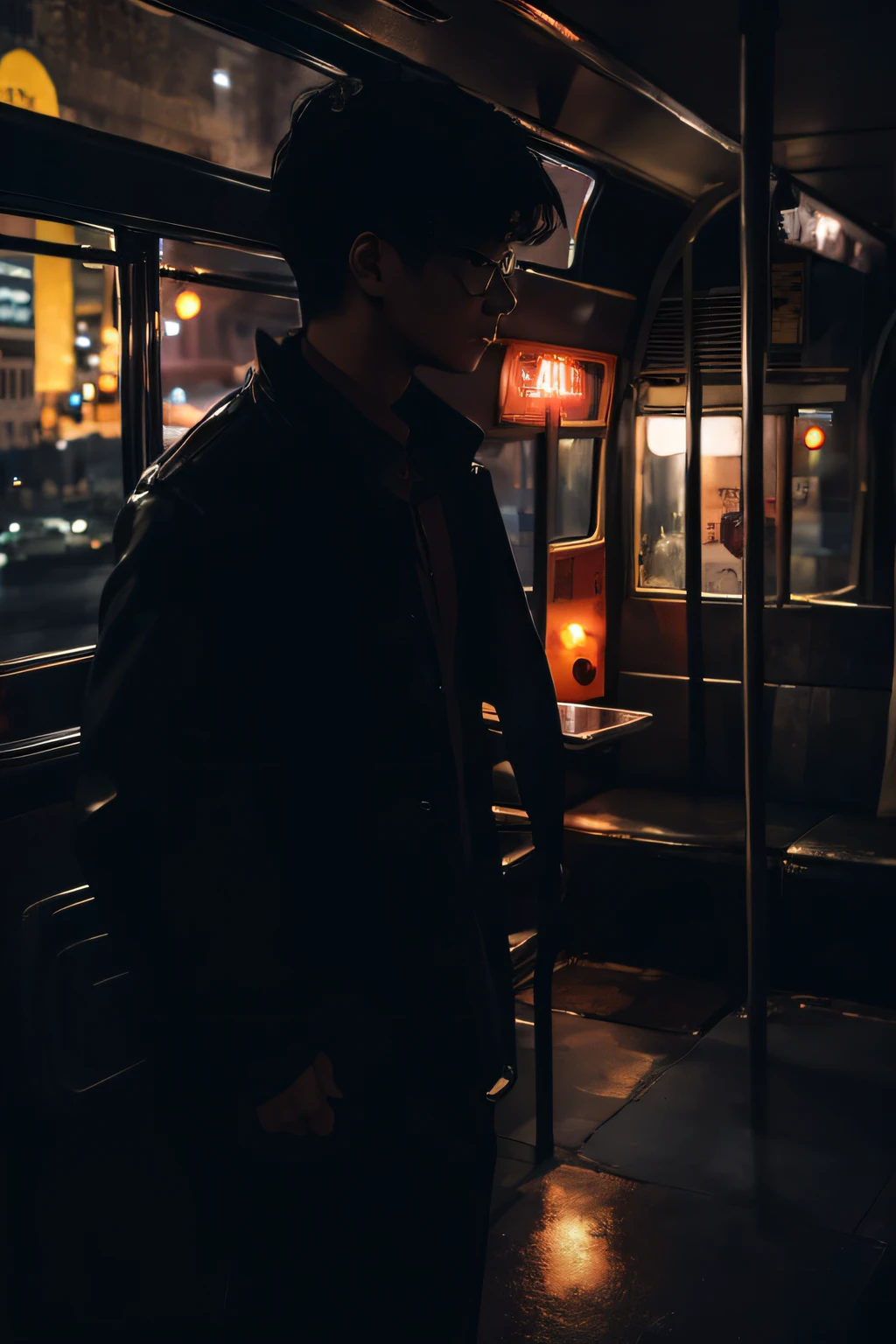 spooky night、
old bus、