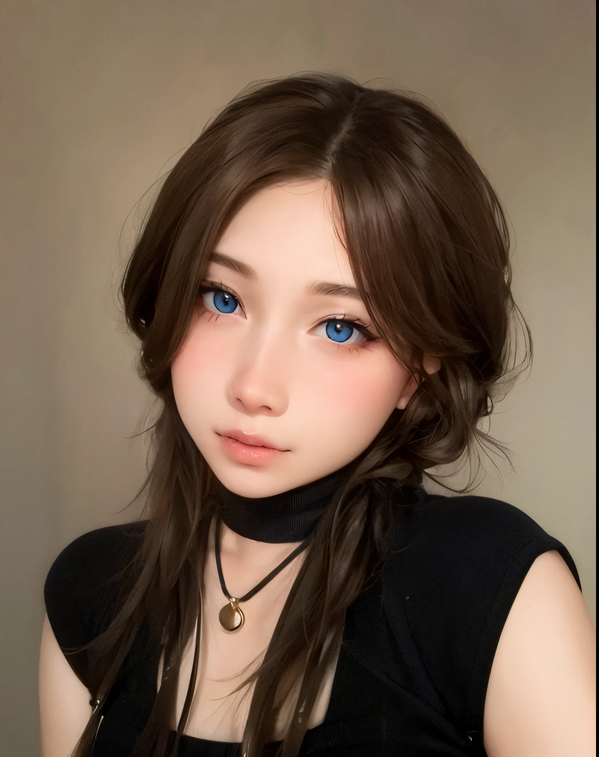 Cute girl,detail, beautiful eyes,beautiful hair