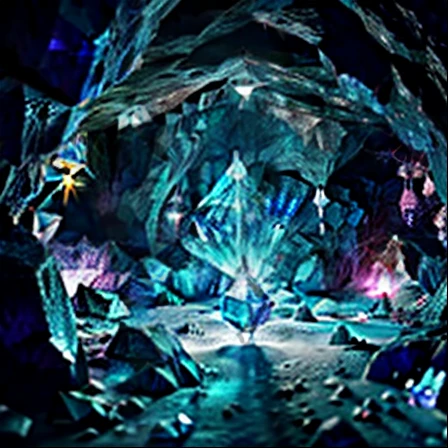a cave with lots of crystals, glowing crystal cave, with crystals on the walls, lots of diamonds unearthed, magical cave, mobile game background, crystals enlight the scene, cave glowing stones, cave crystals, cave background, dungeon background, background art, detailed game art, background artwork, game background, 8k, hyper realistic,