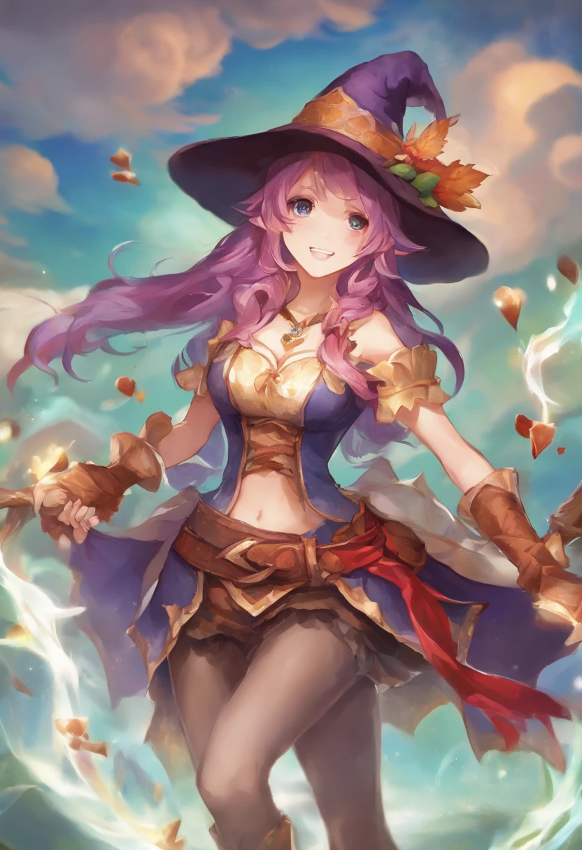 Wizard Girl、A cane longer than your height、high-level image quality、High resolution